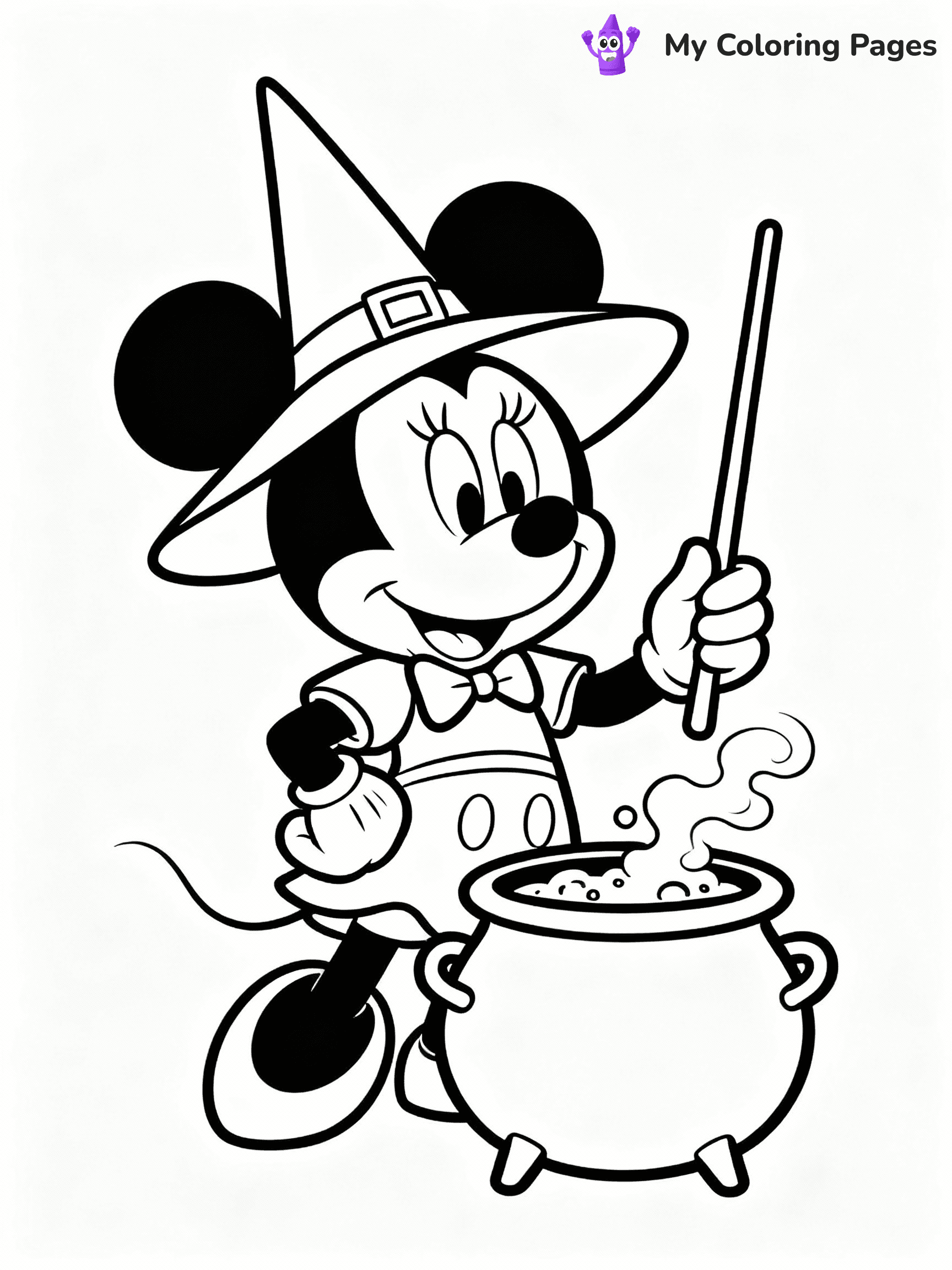 Disney Halloween Coloring Pages - 11