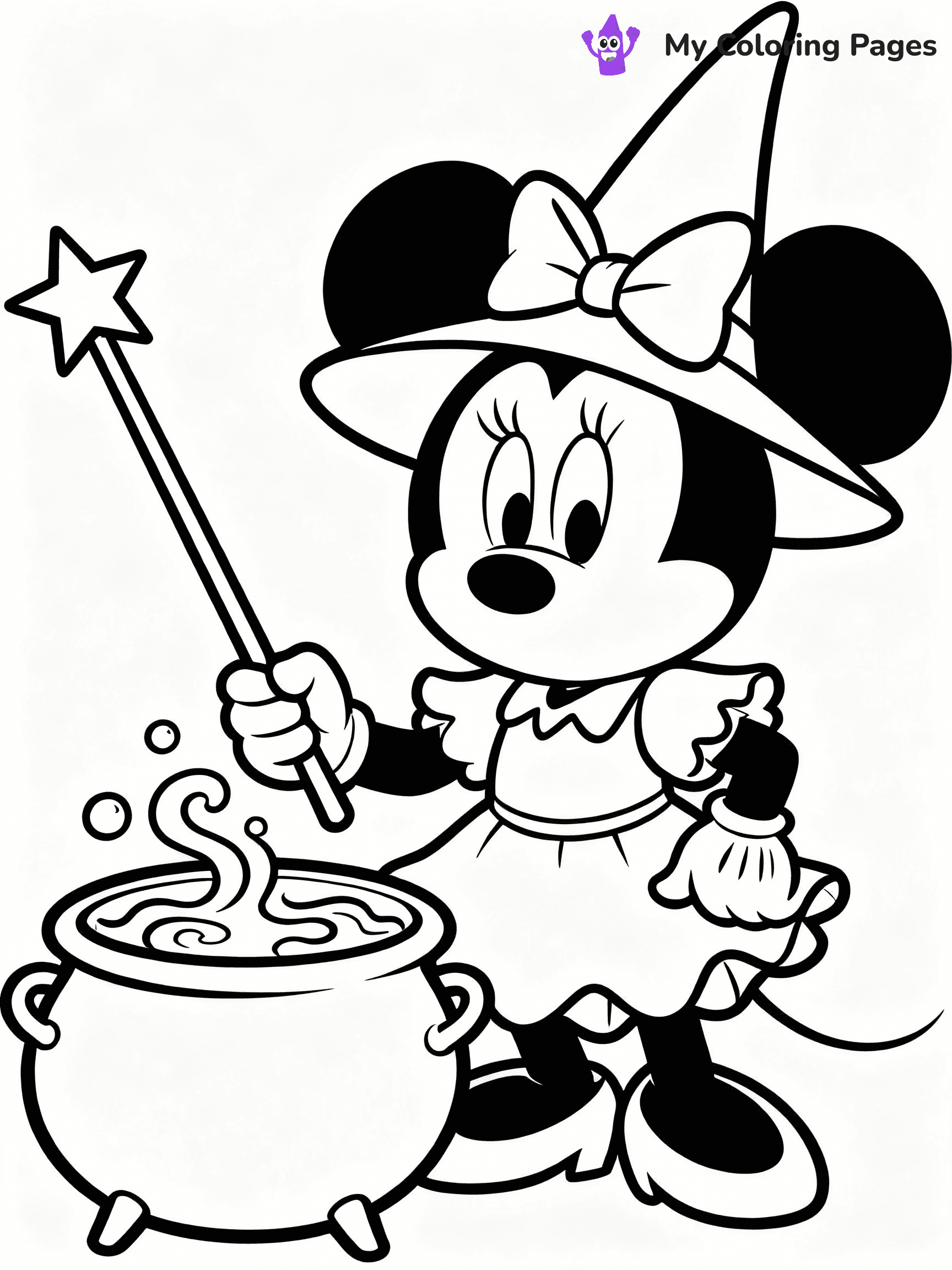 Disney Halloween Coloring Pages - 10