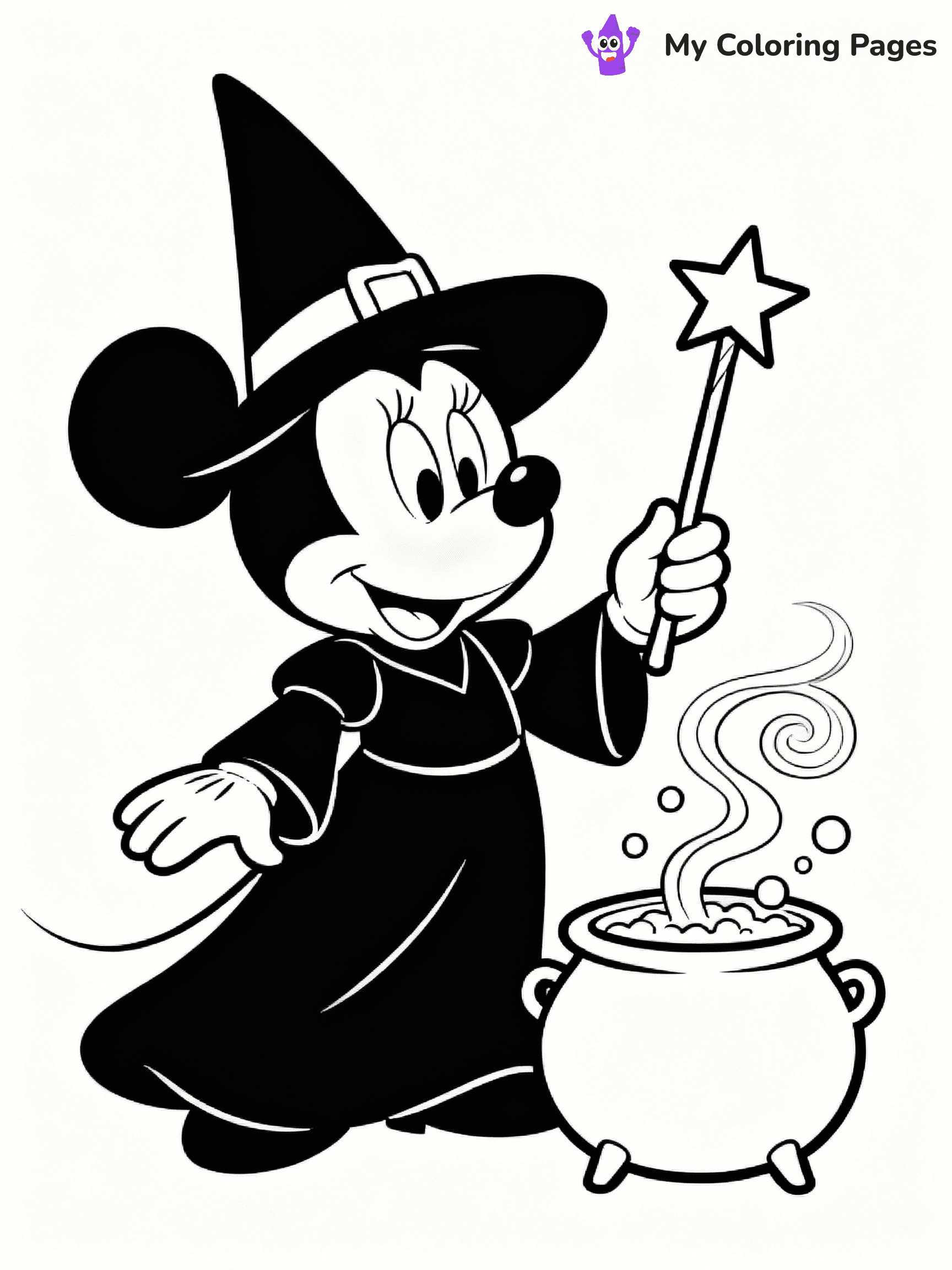 Disney Halloween Coloring Pages - 8