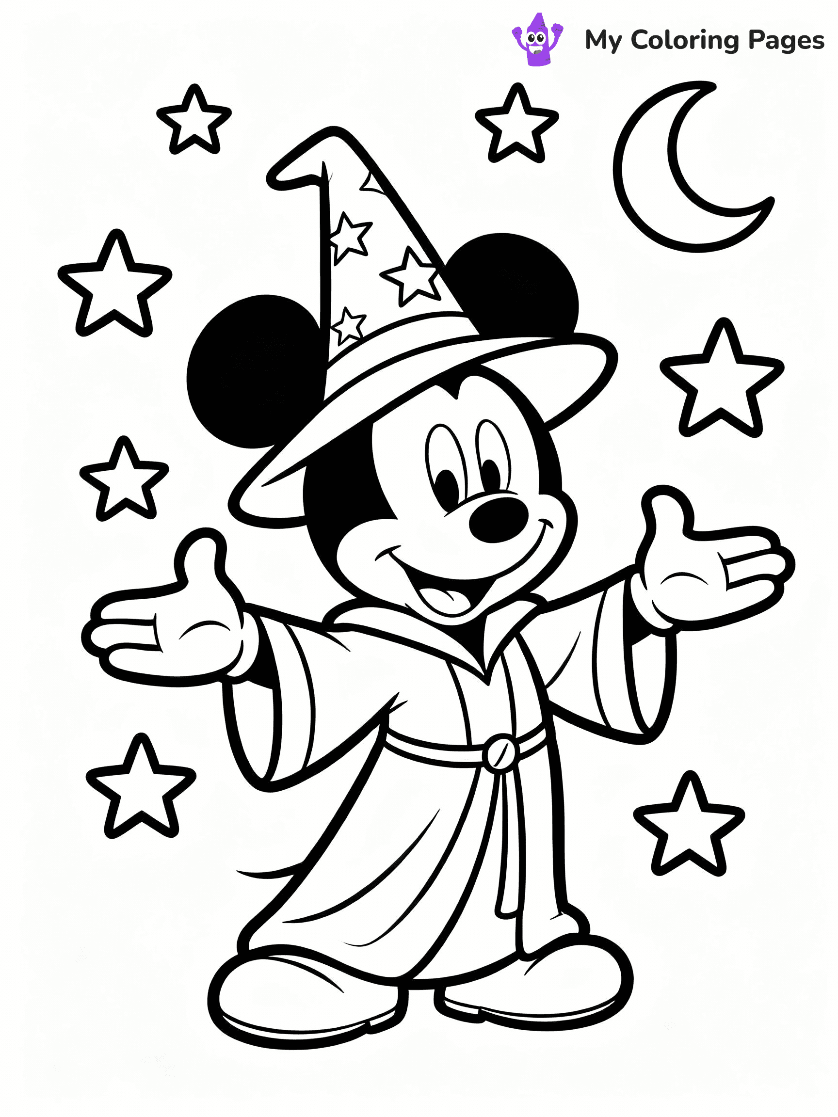 Disney Halloween Coloring Pages - 6
