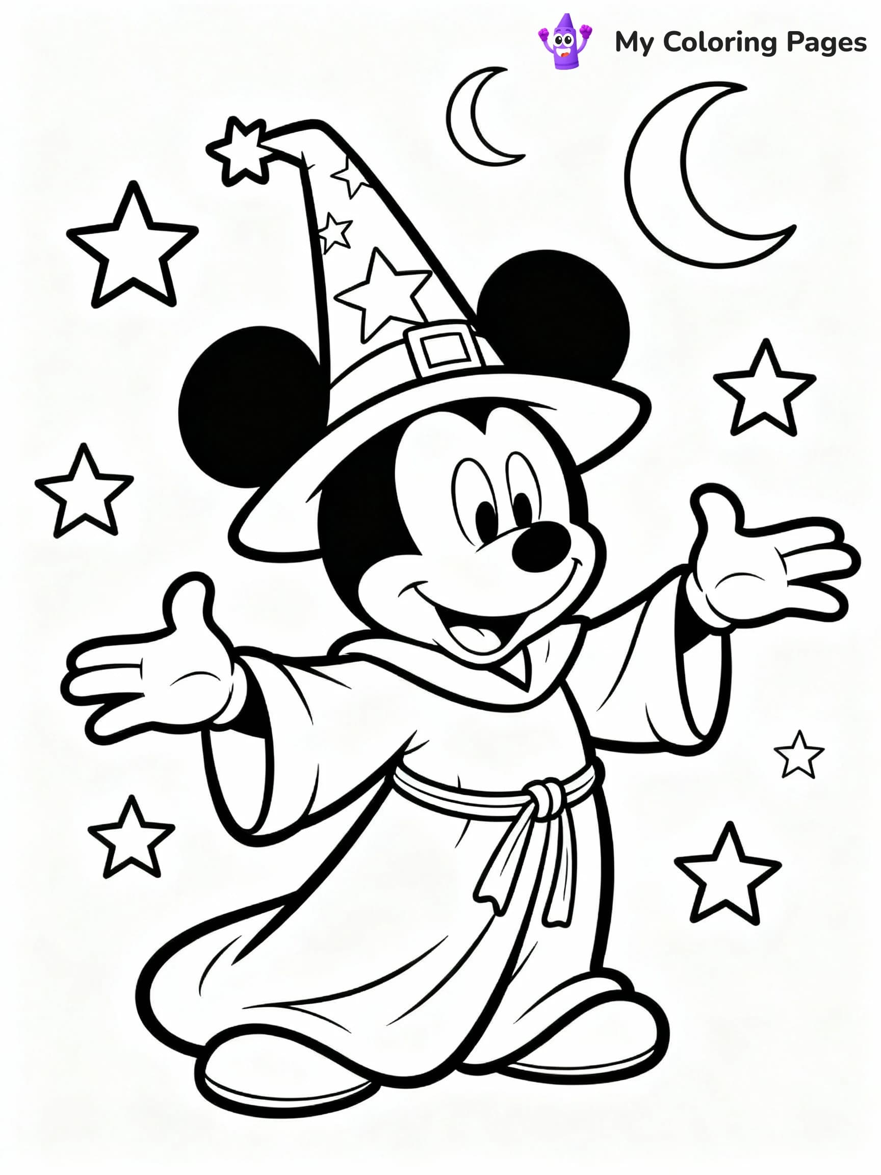 Disney Halloween Coloring Pages - 5