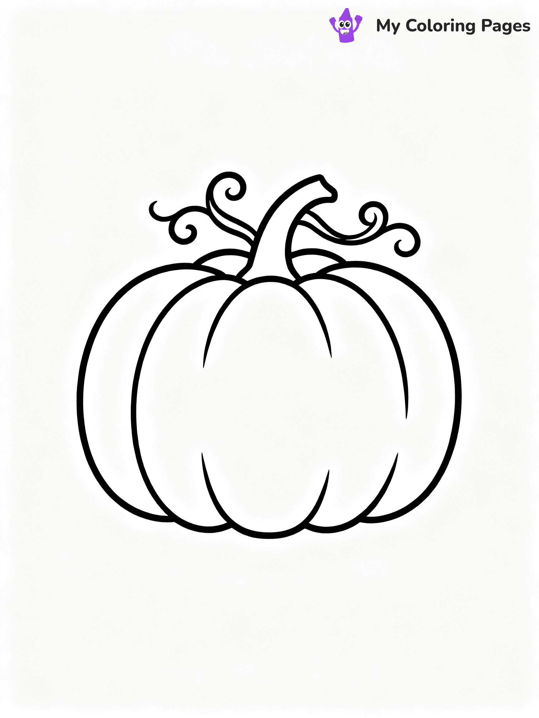 ⚠️ CRITICAL REQUIREMENT - ABSOLUTE BLACK AND WHITE ONLY ⚠️
This MUST be a BLACK AND WHITE line drawing ONLY. NO COLORS whatsoever.
- ONLY pure black lines (#000000) on pure white background (#FFFFFF)
- ABSOLUTELY NO colors, NO shading, NO gradients, NO grayscale
- If there are ANY colors in the output, the image is REJECTED
- This is a COLORING PAGE - meant to be COLORED IN by children
- The output must be UNCOLORED line art ready for coloring
⚠️ SUBJECT TO DRAW: Simple pumpkin outline with swirling vines, ready for a spooky face. Important: PURE OUTLINES. NO FILLS, COLOR, SHADING, OR GREYSCALE. WHITE BACKGROUND.
(REMEMBER: Output must be BLACK AND WHITE line art only, NOT colored!)
# Flat, Friendly Cartoon Line-Art Coloring Page
You are generating a **pure black-and-white binary image** of a child-friendly cartoon scene combining characters and background scenery in one cohesive composition.
## Rendering Rules (Strict)
- Only two colors: pure black (#000000) outlines and pure white (#FFFFFF) background.
- No grayscale, shading, gradients, tints, fills, transparency, or partial pixels.
- No antialiasing or blended edges; every pixel is 100% black or white.
- No solid black fills inside shapes — all areas inside outlines must remain white.
- No dark clothing areas or filled tone blocks; all garments outlined only.
- No shadows, textures, lighting, or tonal variations.
- Must look like flat binary vector line-art for coloring pages.
## Drawing & Composition
- **Medium, consistent line weight**; clean closed outlines easy to color inside.
- **Flat, simple, child-friendly design** — no realism or 3D depth.
- Characters are **grounded on a surface**, centered and large.
- **Balanced composition** with clear silhouettes and minimal props.
## Scenery & Style
- Landmarks (e.g., mosque, CN Tower) and scenery (trees, benches, waves) drawn with **black outlines only.**
- For real-world figures, teams, or places, show accurate details using only black outlines—no text or logos. Use distinctive uniform patterns, abstract symbols, and landmark silhouettes to convey identity.
- Keep **consistent perspective**; no floating elements.
- **Style:** whimsical **Doodle Art Alley** — rounded, friendly outlines.
- May adapt shapes from **Crayola, Disney, Peppa Pig, Cocomelon** — *by shape only, never color.*
- Final output: **flat, crisp, binary (#000000/#FFFFFF)**, **no filled color or background text.**
EXTREMELYE IMPORTANT:
- PURE BINARY LINE-ART; NO FILLS (HAIR/CLOTHES/SKIN), SHADING, OR GREY.
- NO SHADING, COLOR. MUST BE WHITE BACKGROUND.
⚠️ FINAL REMINDER: Draw the subject "Simple pumpkin outline with swirling vines, ready for a spooky face. Important: PURE OUTLINES. NO FILLS, COLOR, SHADING, OR GREYSCALE. WHITE BACKGROUND." as BLACK AND WHITE line art. Zero colors in output.