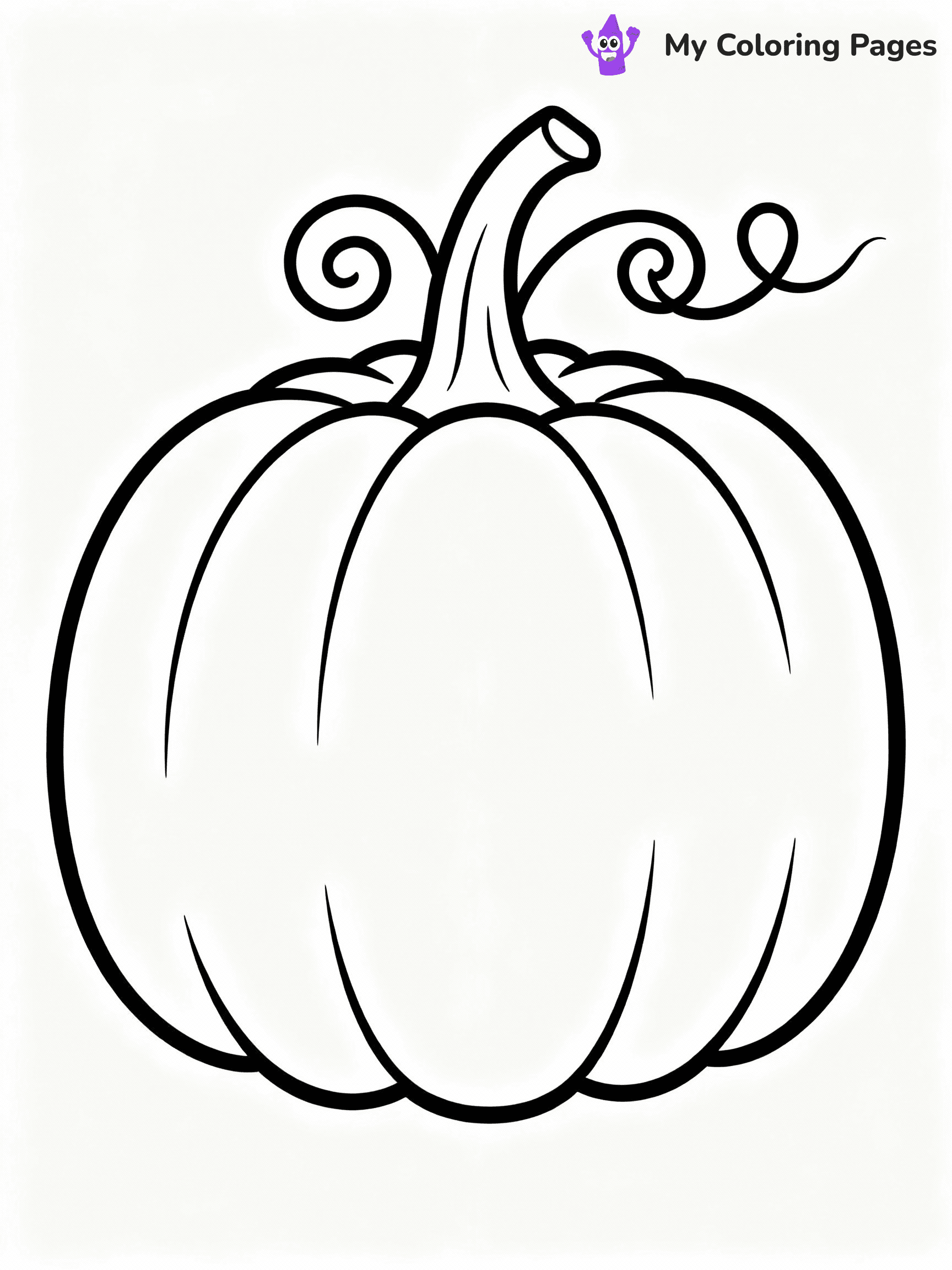 ⚠️ CRITICAL REQUIREMENT - ABSOLUTE BLACK AND WHITE ONLY ⚠️
This MUST be a BLACK AND WHITE line drawing ONLY. NO COLORS whatsoever.
- ONLY pure black lines (#000000) on pure white background (#FFFFFF)
- ABSOLUTELY NO colors, NO shading, NO gradients, NO grayscale
- If there are ANY colors in the output, the image is REJECTED
- This is a COLORING PAGE - meant to be COLORED IN by children
- The output must be UNCOLORED line art ready for coloring
⚠️ SUBJECT TO DRAW: Simple pumpkin outline with swirling vines, ready for a spooky face. Important: PURE OUTLINES. NO FILLS, COLOR, SHADING, OR GREYSCALE. WHITE BACKGROUND.
(REMEMBER: Output must be BLACK AND WHITE line art only, NOT colored!)
# Flat, Friendly Cartoon Line-Art Coloring Page
You are generating a **pure black-and-white binary image** of a child-friendly cartoon scene combining characters and background scenery in one cohesive composition.
## Rendering Rules (Strict)
- Only two colors: pure black (#000000) outlines and pure white (#FFFFFF) background.
- No grayscale, shading, gradients, tints, fills, transparency, or partial pixels.
- No antialiasing or blended edges; every pixel is 100% black or white.
- No solid black fills inside shapes — all areas inside outlines must remain white.
- No dark clothing areas or filled tone blocks; all garments outlined only.
- No shadows, textures, lighting, or tonal variations.
- Must look like flat binary vector line-art for coloring pages.
## Drawing & Composition
- **Medium, consistent line weight**; clean closed outlines easy to color inside.
- **Flat, simple, child-friendly design** — no realism or 3D depth.
- Characters are **grounded on a surface**, centered and large.
- **Balanced composition** with clear silhouettes and minimal props.
## Scenery & Style
- Landmarks (e.g., mosque, CN Tower) and scenery (trees, benches, waves) drawn with **black outlines only.**
- For real-world figures, teams, or places, show accurate details using only black outlines—no text or logos. Use distinctive uniform patterns, abstract symbols, and landmark silhouettes to convey identity.
- Keep **consistent perspective**; no floating elements.
- **Style:** whimsical **Doodle Art Alley** — rounded, friendly outlines.
- May adapt shapes from **Crayola, Disney, Peppa Pig, Cocomelon** — *by shape only, never color.*
- Final output: **flat, crisp, binary (#000000/#FFFFFF)**, **no filled color or background text.**
EXTREMELYE IMPORTANT:
- PURE BINARY LINE-ART; NO FILLS (HAIR/CLOTHES/SKIN), SHADING, OR GREY.
- NO SHADING, COLOR. MUST BE WHITE BACKGROUND.
⚠️ FINAL REMINDER: Draw the subject "Simple pumpkin outline with swirling vines, ready for a spooky face. Important: PURE OUTLINES. NO FILLS, COLOR, SHADING, OR GREYSCALE. WHITE BACKGROUND." as BLACK AND WHITE line art. Zero colors in output.