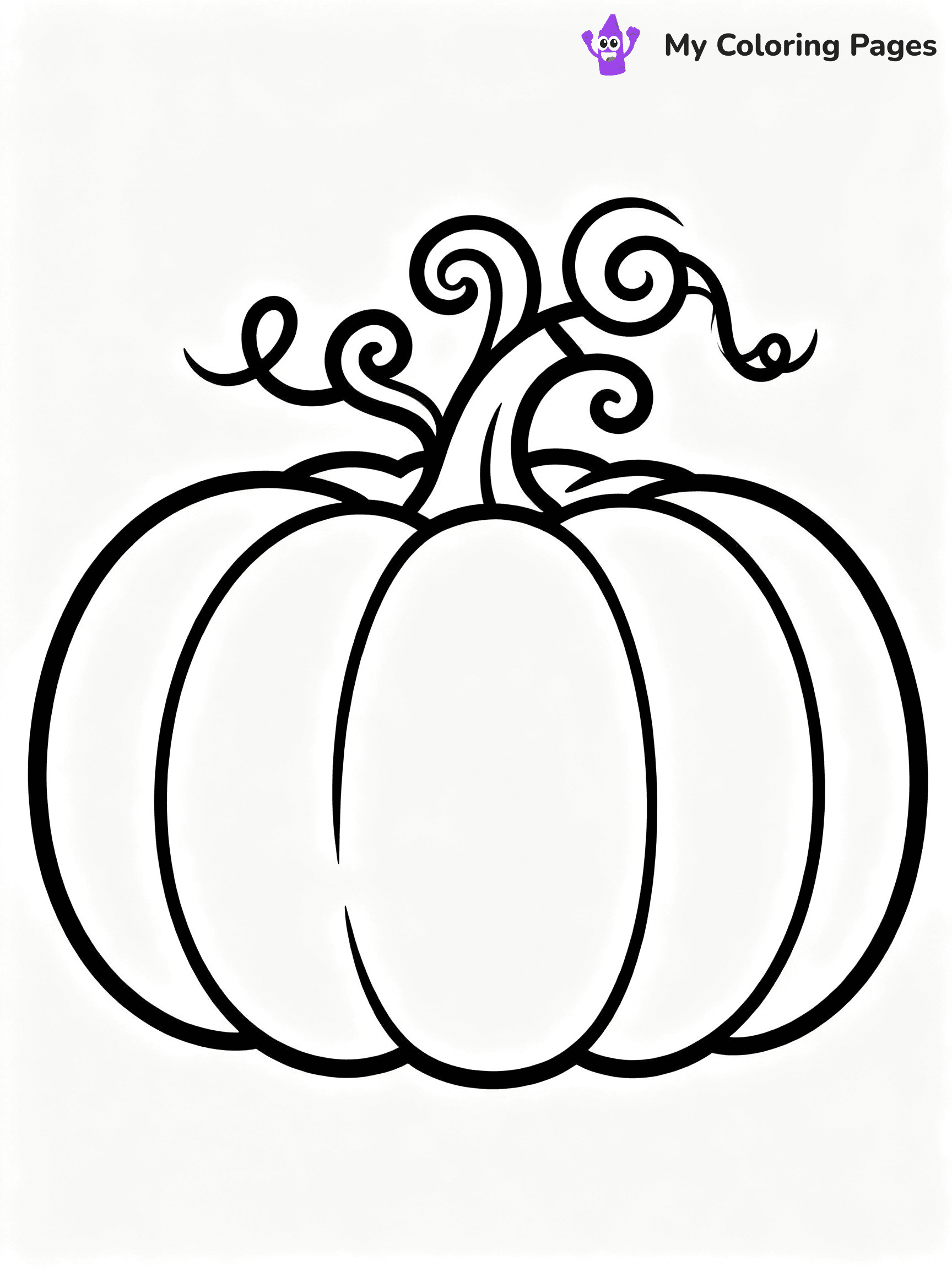 ⚠️ CRITICAL REQUIREMENT - ABSOLUTE BLACK AND WHITE ONLY ⚠️
This MUST be a BLACK AND WHITE line drawing ONLY. NO COLORS whatsoever.
- ONLY pure black lines (#000000) on pure white background (#FFFFFF)
- ABSOLUTELY NO colors, NO shading, NO gradients, NO grayscale
- If there are ANY colors in the output, the image is REJECTED
- This is a COLORING PAGE - meant to be COLORED IN by children
- The output must be UNCOLORED line art ready for coloring
⚠️ SUBJECT TO DRAW: Simple pumpkin outline with swirling vines, ready for a spooky face. Important: PURE OUTLINES. NO FILLS, COLOR, SHADING, OR GREYSCALE. WHITE BACKGROUND.
(REMEMBER: Output must be BLACK AND WHITE line art only, NOT colored!)
# Flat, Friendly Cartoon Line-Art Coloring Page
You are generating a **pure black-and-white binary image** of a child-friendly cartoon scene combining characters and background scenery in one cohesive composition.
## Rendering Rules (Strict)
- Only two colors: pure black (#000000) outlines and pure white (#FFFFFF) background.
- No grayscale, shading, gradients, tints, fills, transparency, or partial pixels.
- No antialiasing or blended edges; every pixel is 100% black or white.
- No solid black fills inside shapes — all areas inside outlines must remain white.
- No dark clothing areas or filled tone blocks; all garments outlined only.
- No shadows, textures, lighting, or tonal variations.
- Must look like flat binary vector line-art for coloring pages.
## Drawing & Composition
- **Medium, consistent line weight**; clean closed outlines easy to color inside.
- **Flat, simple, child-friendly design** — no realism or 3D depth.
- Characters are **grounded on a surface**, centered and large.
- **Balanced composition** with clear silhouettes and minimal props.
## Scenery & Style
- Landmarks (e.g., mosque, CN Tower) and scenery (trees, benches, waves) drawn with **black outlines only.**
- For real-world figures, teams, or places, show accurate details using only black outlines—no text or logos. Use distinctive uniform patterns, abstract symbols, and landmark silhouettes to convey identity.
- Keep **consistent perspective**; no floating elements.
- **Style:** whimsical **Doodle Art Alley** — rounded, friendly outlines.
- May adapt shapes from **Crayola, Disney, Peppa Pig, Cocomelon** — *by shape only, never color.*
- Final output: **flat, crisp, binary (#000000/#FFFFFF)**, **no filled color or background text.**
EXTREMELYE IMPORTANT:
- PURE BINARY LINE-ART; NO FILLS (HAIR/CLOTHES/SKIN), SHADING, OR GREY.
- NO SHADING, COLOR. MUST BE WHITE BACKGROUND.
⚠️ FINAL REMINDER: Draw the subject "Simple pumpkin outline with swirling vines, ready for a spooky face. Important: PURE OUTLINES. NO FILLS, COLOR, SHADING, OR GREYSCALE. WHITE BACKGROUND." as BLACK AND WHITE line art. Zero colors in output.