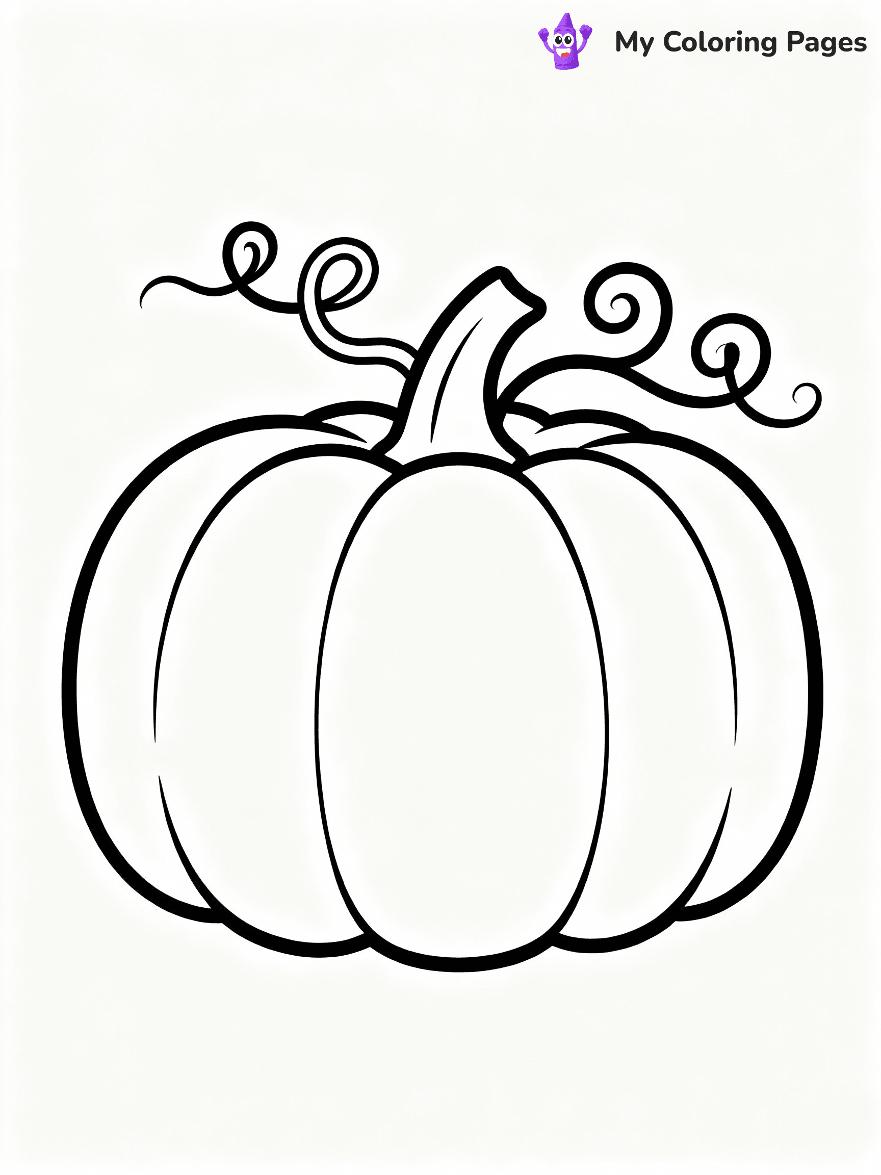 ⚠️ CRITICAL REQUIREMENT - ABSOLUTE BLACK AND WHITE ONLY ⚠️
This MUST be a BLACK AND WHITE line drawing ONLY. NO COLORS whatsoever.
- ONLY pure black lines (#000000) on pure white background (#FFFFFF)
- ABSOLUTELY NO colors, NO shading, NO gradients, NO grayscale
- If there are ANY colors in the output, the image is REJECTED
- This is a COLORING PAGE - meant to be COLORED IN by children
- The output must be UNCOLORED line art ready for coloring
⚠️ SUBJECT TO DRAW: Simple pumpkin outline with swirling vines, ready for a spooky face. Important: PURE OUTLINES. NO FILLS, COLOR, SHADING, OR GREYSCALE. WHITE BACKGROUND.
(REMEMBER: Output must be BLACK AND WHITE line art only, NOT colored!)
# Flat, Friendly Cartoon Line-Art Coloring Page
You are generating a **pure black-and-white binary image** of a child-friendly cartoon scene combining characters and background scenery in one cohesive composition.
## Rendering Rules (Strict)
- Only two colors: pure black (#000000) outlines and pure white (#FFFFFF) background.
- No grayscale, shading, gradients, tints, fills, transparency, or partial pixels.
- No antialiasing or blended edges; every pixel is 100% black or white.
- No solid black fills inside shapes — all areas inside outlines must remain white.
- No dark clothing areas or filled tone blocks; all garments outlined only.
- No shadows, textures, lighting, or tonal variations.
- Must look like flat binary vector line-art for coloring pages.
## Drawing & Composition
- **Medium, consistent line weight**; clean closed outlines easy to color inside.
- **Flat, simple, child-friendly design** — no realism or 3D depth.
- Characters are **grounded on a surface**, centered and large.
- **Balanced composition** with clear silhouettes and minimal props.
## Scenery & Style
- Landmarks (e.g., mosque, CN Tower) and scenery (trees, benches, waves) drawn with **black outlines only.**
- For real-world figures, teams, or places, show accurate details using only black outlines—no text or logos. Use distinctive uniform patterns, abstract symbols, and landmark silhouettes to convey identity.
- Keep **consistent perspective**; no floating elements.
- **Style:** whimsical **Doodle Art Alley** — rounded, friendly outlines.
- May adapt shapes from **Crayola, Disney, Peppa Pig, Cocomelon** — *by shape only, never color.*
- Final output: **flat, crisp, binary (#000000/#FFFFFF)**, **no filled color or background text.**
EXTREMELYE IMPORTANT:
- PURE BINARY LINE-ART; NO FILLS (HAIR/CLOTHES/SKIN), SHADING, OR GREY.
- NO SHADING, COLOR. MUST BE WHITE BACKGROUND.
⚠️ FINAL REMINDER: Draw the subject "Simple pumpkin outline with swirling vines, ready for a spooky face. Important: PURE OUTLINES. NO FILLS, COLOR, SHADING, OR GREYSCALE. WHITE BACKGROUND." as BLACK AND WHITE line art. Zero colors in output.