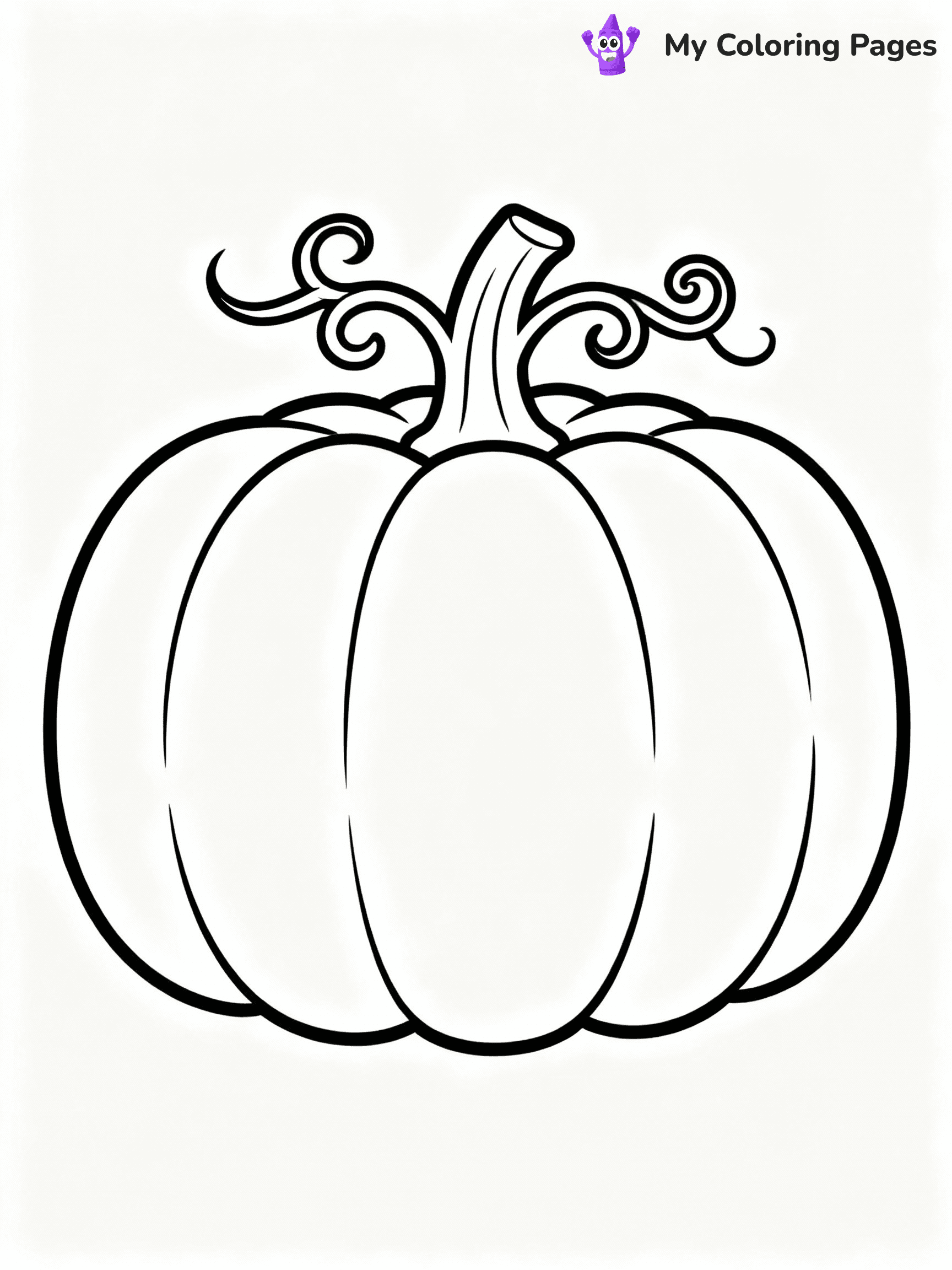 ⚠️ CRITICAL REQUIREMENT - ABSOLUTE BLACK AND WHITE ONLY ⚠️
This MUST be a BLACK AND WHITE line drawing ONLY. NO COLORS whatsoever.
- ONLY pure black lines (#000000) on pure white background (#FFFFFF)
- ABSOLUTELY NO colors, NO shading, NO gradients, NO grayscale
- If there are ANY colors in the output, the image is REJECTED
- This is a COLORING PAGE - meant to be COLORED IN by children
- The output must be UNCOLORED line art ready for coloring
⚠️ SUBJECT TO DRAW: Simple pumpkin outline with swirling vines, ready for a spooky face. Important: PURE OUTLINES. NO FILLS, COLOR, SHADING, OR GREYSCALE. WHITE BACKGROUND.
(REMEMBER: Output must be BLACK AND WHITE line art only, NOT colored!)
# Flat, Friendly Cartoon Line-Art Coloring Page
You are generating a **pure black-and-white binary image** of a child-friendly cartoon scene combining characters and background scenery in one cohesive composition.
## Rendering Rules (Strict)
- Only two colors: pure black (#000000) outlines and pure white (#FFFFFF) background.
- No grayscale, shading, gradients, tints, fills, transparency, or partial pixels.
- No antialiasing or blended edges; every pixel is 100% black or white.
- No solid black fills inside shapes — all areas inside outlines must remain white.
- No dark clothing areas or filled tone blocks; all garments outlined only.
- No shadows, textures, lighting, or tonal variations.
- Must look like flat binary vector line-art for coloring pages.
## Drawing & Composition
- **Medium, consistent line weight**; clean closed outlines easy to color inside.
- **Flat, simple, child-friendly design** — no realism or 3D depth.
- Characters are **grounded on a surface**, centered and large.
- **Balanced composition** with clear silhouettes and minimal props.
## Scenery & Style
- Landmarks (e.g., mosque, CN Tower) and scenery (trees, benches, waves) drawn with **black outlines only.**
- For real-world figures, teams, or places, show accurate details using only black outlines—no text or logos. Use distinctive uniform patterns, abstract symbols, and landmark silhouettes to convey identity.
- Keep **consistent perspective**; no floating elements.
- **Style:** whimsical **Doodle Art Alley** — rounded, friendly outlines.
- May adapt shapes from **Crayola, Disney, Peppa Pig, Cocomelon** — *by shape only, never color.*
- Final output: **flat, crisp, binary (#000000/#FFFFFF)**, **no filled color or background text.**
EXTREMELYE IMPORTANT:
- PURE BINARY LINE-ART; NO FILLS (HAIR/CLOTHES/SKIN), SHADING, OR GREY.
- NO SHADING, COLOR. MUST BE WHITE BACKGROUND.
⚠️ FINAL REMINDER: Draw the subject "Simple pumpkin outline with swirling vines, ready for a spooky face. Important: PURE OUTLINES. NO FILLS, COLOR, SHADING, OR GREYSCALE. WHITE BACKGROUND." as BLACK AND WHITE line art. Zero colors in output.