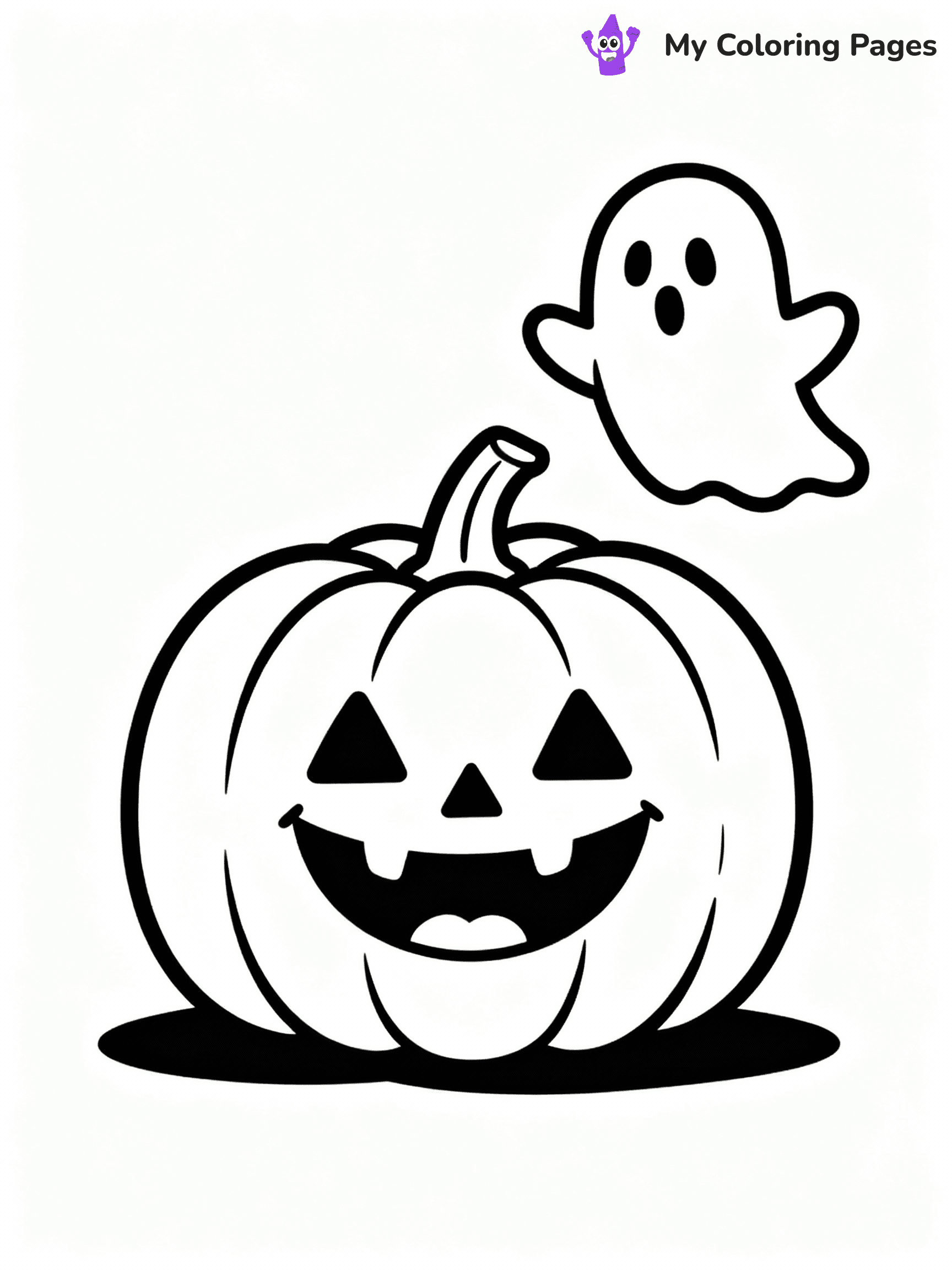 ⚠️ CRITICAL REQUIREMENT - ABSOLUTE BLACK AND WHITE ONLY ⚠️
This MUST be a BLACK AND WHITE line drawing ONLY. NO COLORS whatsoever.
- ONLY pure black lines (#000000) on pure white background (#FFFFFF)
- ABSOLUTELY NO colors, NO shading, NO gradients, NO grayscale
- If there are ANY colors in the output, the image is REJECTED
- This is a COLORING PAGE - meant to be COLORED IN by children
- The output must be UNCOLORED line art ready for coloring
⚠️ SUBJECT TO DRAW: Whimsical pumpkin with friendly ghost floating nearby, wide smile present. Important: PURE OUTLINES. NO FILLS, COLOR, SHADING, OR GREYSCALE. WHITE BACKGROUND.
(REMEMBER: Output must be BLACK AND WHITE line art only, NOT colored!)
# Flat, Friendly Cartoon Line-Art Coloring Page
You are generating a **pure black-and-white binary image** of a child-friendly cartoon scene combining characters and background scenery in one cohesive composition.
## Rendering Rules (Strict)
- Only two colors: pure black (#000000) outlines and pure white (#FFFFFF) background.
- No grayscale, shading, gradients, tints, fills, transparency, or partial pixels.
- No antialiasing or blended edges; every pixel is 100% black or white.
- No solid black fills inside shapes — all areas inside outlines must remain white.
- No dark clothing areas or filled tone blocks; all garments outlined only.
- No shadows, textures, lighting, or tonal variations.
- Must look like flat binary vector line-art for coloring pages.
## Drawing & Composition
- **Medium, consistent line weight**; clean closed outlines easy to color inside.
- **Flat, simple, child-friendly design** — no realism or 3D depth.
- Characters are **grounded on a surface**, centered and large.
- **Balanced composition** with clear silhouettes and minimal props.
## Scenery & Style
- Landmarks (e.g., mosque, CN Tower) and scenery (trees, benches, waves) drawn with **black outlines only.**
- For real-world figures, teams, or places, show accurate details using only black outlines—no text or logos. Use distinctive uniform patterns, abstract symbols, and landmark silhouettes to convey identity.
- Keep **consistent perspective**; no floating elements.
- **Style:** whimsical **Doodle Art Alley** — rounded, friendly outlines.
- May adapt shapes from **Crayola, Disney, Peppa Pig, Cocomelon** — *by shape only, never color.*
- Final output: **flat, crisp, binary (#000000/#FFFFFF)**, **no filled color or background text.**
EXTREMELYE IMPORTANT:
- PURE BINARY LINE-ART; NO FILLS (HAIR/CLOTHES/SKIN), SHADING, OR GREY.
- NO SHADING, COLOR. MUST BE WHITE BACKGROUND.
⚠️ FINAL REMINDER: Draw the subject "Whimsical pumpkin with friendly ghost floating nearby, wide smile present. Important: PURE OUTLINES. NO FILLS, COLOR, SHADING, OR GREYSCALE. WHITE BACKGROUND." as BLACK AND WHITE line art. Zero colors in output.