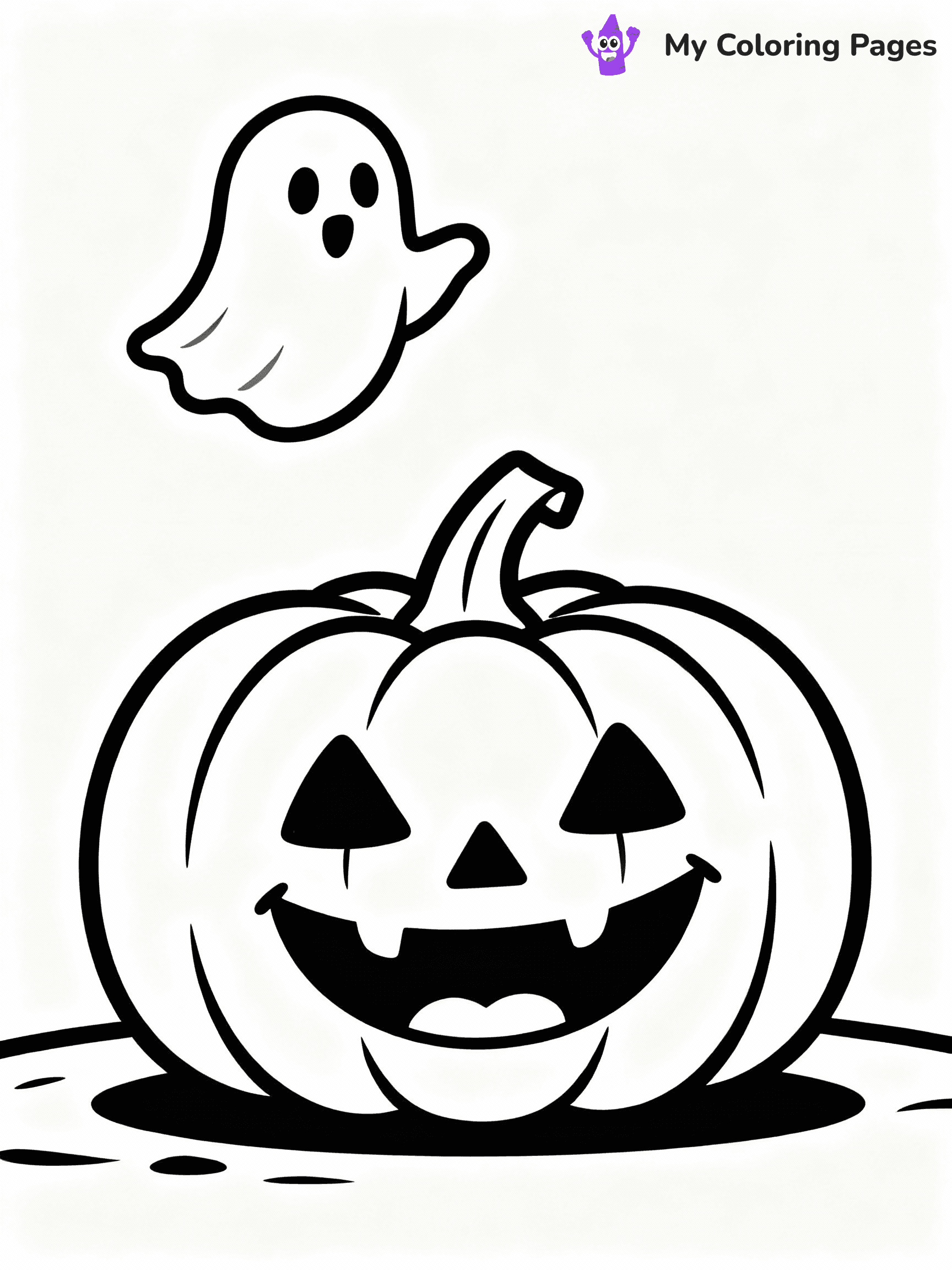 ⚠️ CRITICAL REQUIREMENT - ABSOLUTE BLACK AND WHITE ONLY ⚠️
This MUST be a BLACK AND WHITE line drawing ONLY. NO COLORS whatsoever.
- ONLY pure black lines (#000000) on pure white background (#FFFFFF)
- ABSOLUTELY NO colors, NO shading, NO gradients, NO grayscale
- If there are ANY colors in the output, the image is REJECTED
- This is a COLORING PAGE - meant to be COLORED IN by children
- The output must be UNCOLORED line art ready for coloring
⚠️ SUBJECT TO DRAW: Whimsical pumpkin with friendly ghost floating nearby, wide smile present. Important: PURE OUTLINES. NO FILLS, COLOR, SHADING, OR GREYSCALE. WHITE BACKGROUND.
(REMEMBER: Output must be BLACK AND WHITE line art only, NOT colored!)
# Flat, Friendly Cartoon Line-Art Coloring Page
You are generating a **pure black-and-white binary image** of a child-friendly cartoon scene combining characters and background scenery in one cohesive composition.
## Rendering Rules (Strict)
- Only two colors: pure black (#000000) outlines and pure white (#FFFFFF) background.
- No grayscale, shading, gradients, tints, fills, transparency, or partial pixels.
- No antialiasing or blended edges; every pixel is 100% black or white.
- No solid black fills inside shapes — all areas inside outlines must remain white.
- No dark clothing areas or filled tone blocks; all garments outlined only.
- No shadows, textures, lighting, or tonal variations.
- Must look like flat binary vector line-art for coloring pages.
## Drawing & Composition
- **Medium, consistent line weight**; clean closed outlines easy to color inside.
- **Flat, simple, child-friendly design** — no realism or 3D depth.
- Characters are **grounded on a surface**, centered and large.
- **Balanced composition** with clear silhouettes and minimal props.
## Scenery & Style
- Landmarks (e.g., mosque, CN Tower) and scenery (trees, benches, waves) drawn with **black outlines only.**
- For real-world figures, teams, or places, show accurate details using only black outlines—no text or logos. Use distinctive uniform patterns, abstract symbols, and landmark silhouettes to convey identity.
- Keep **consistent perspective**; no floating elements.
- **Style:** whimsical **Doodle Art Alley** — rounded, friendly outlines.
- May adapt shapes from **Crayola, Disney, Peppa Pig, Cocomelon** — *by shape only, never color.*
- Final output: **flat, crisp, binary (#000000/#FFFFFF)**, **no filled color or background text.**
EXTREMELYE IMPORTANT:
- PURE BINARY LINE-ART; NO FILLS (HAIR/CLOTHES/SKIN), SHADING, OR GREY.
- NO SHADING, COLOR. MUST BE WHITE BACKGROUND.
⚠️ FINAL REMINDER: Draw the subject "Whimsical pumpkin with friendly ghost floating nearby, wide smile present. Important: PURE OUTLINES. NO FILLS, COLOR, SHADING, OR GREYSCALE. WHITE BACKGROUND." as BLACK AND WHITE line art. Zero colors in output.