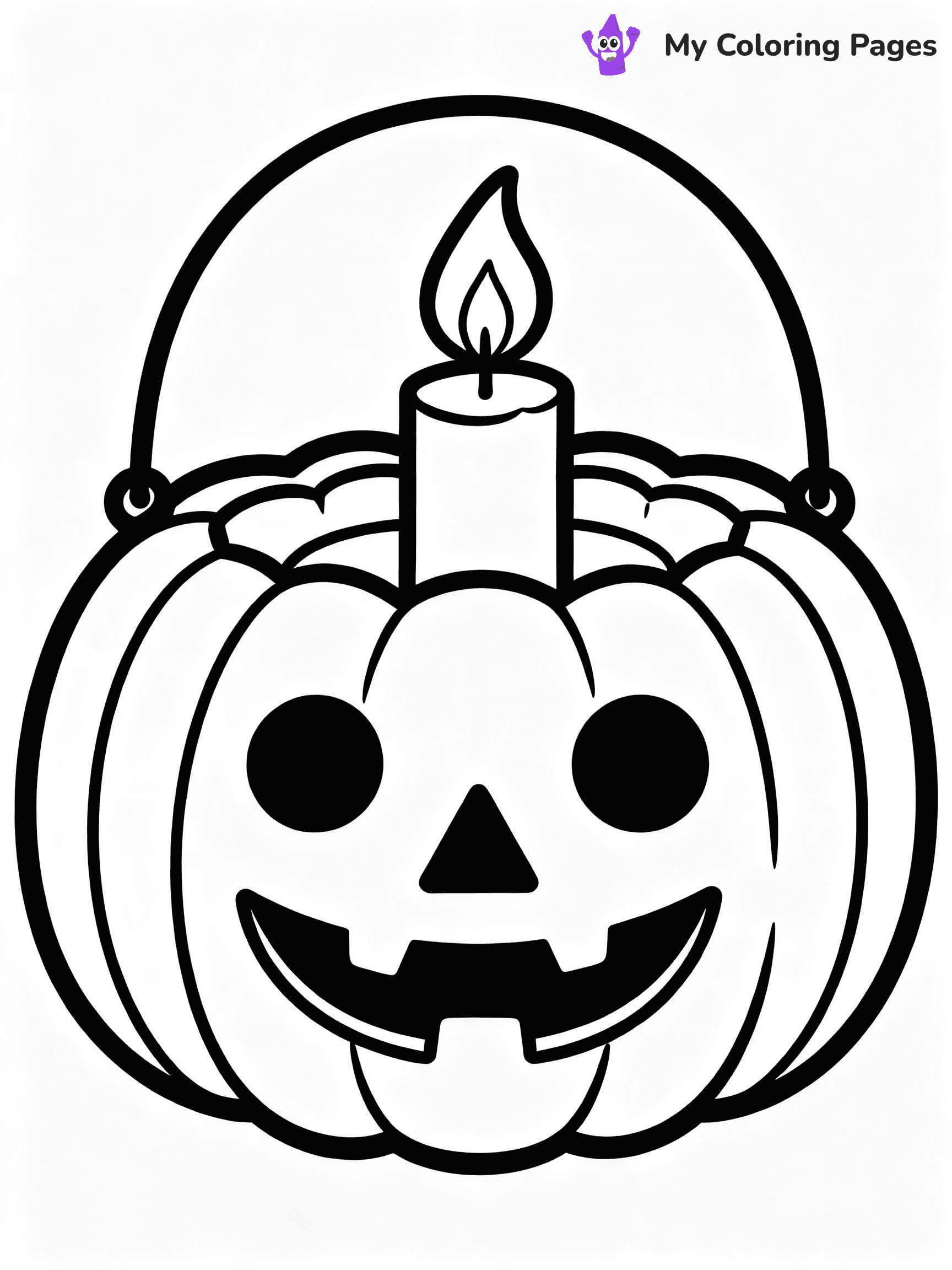 ⚠️ CRITICAL REQUIREMENT - ABSOLUTE BLACK AND WHITE ONLY ⚠️
This MUST be a BLACK AND WHITE line drawing ONLY. NO COLORS whatsoever.
- ONLY pure black lines (#000000) on pure white background (#FFFFFF)
- ABSOLUTELY NO colors, NO shading, NO gradients, NO grayscale
- If there are ANY colors in the output, the image is REJECTED
- This is a COLORING PAGE - meant to be COLORED IN by children
- The output must be UNCOLORED line art ready for coloring
⚠️ SUBJECT TO DRAW: Jack-o-lantern glowing softly, carved face visible, candle flickering inside. Important: PURE OUTLINES. NO FILLS, COLOR, SHADING, OR GREYSCALE. WHITE BACKGROUND.
(REMEMBER: Output must be BLACK AND WHITE line art only, NOT colored!)
# Flat, Friendly Cartoon Line-Art Coloring Page
You are generating a **pure black-and-white binary image** of a child-friendly cartoon scene combining characters and background scenery in one cohesive composition.
## Rendering Rules (Strict)
- Only two colors: pure black (#000000) outlines and pure white (#FFFFFF) background.
- No grayscale, shading, gradients, tints, fills, transparency, or partial pixels.
- No antialiasing or blended edges; every pixel is 100% black or white.
- No solid black fills inside shapes — all areas inside outlines must remain white.
- No dark clothing areas or filled tone blocks; all garments outlined only.
- No shadows, textures, lighting, or tonal variations.
- Must look like flat binary vector line-art for coloring pages.
## Drawing & Composition
- **Medium, consistent line weight**; clean closed outlines easy to color inside.
- **Flat, simple, child-friendly design** — no realism or 3D depth.
- Characters are **grounded on a surface**, centered and large.
- **Balanced composition** with clear silhouettes and minimal props.
## Scenery & Style
- Landmarks (e.g., mosque, CN Tower) and scenery (trees, benches, waves) drawn with **black outlines only.**
- For real-world figures, teams, or places, show accurate details using only black outlines—no text or logos. Use distinctive uniform patterns, abstract symbols, and landmark silhouettes to convey identity.
- Keep **consistent perspective**; no floating elements.
- **Style:** whimsical **Doodle Art Alley** — rounded, friendly outlines.
- May adapt shapes from **Crayola, Disney, Peppa Pig, Cocomelon** — *by shape only, never color.*
- Final output: **flat, crisp, binary (#000000/#FFFFFF)**, **no filled color or background text.**
EXTREMELYE IMPORTANT:
- PURE BINARY LINE-ART; NO FILLS (HAIR/CLOTHES/SKIN), SHADING, OR GREY.
- NO SHADING, COLOR. MUST BE WHITE BACKGROUND.
⚠️ FINAL REMINDER: Draw the subject "Jack-o-lantern glowing softly, carved face visible, candle flickering inside. Important: PURE OUTLINES. NO FILLS, COLOR, SHADING, OR GREYSCALE. WHITE BACKGROUND." as BLACK AND WHITE line art. Zero colors in output.