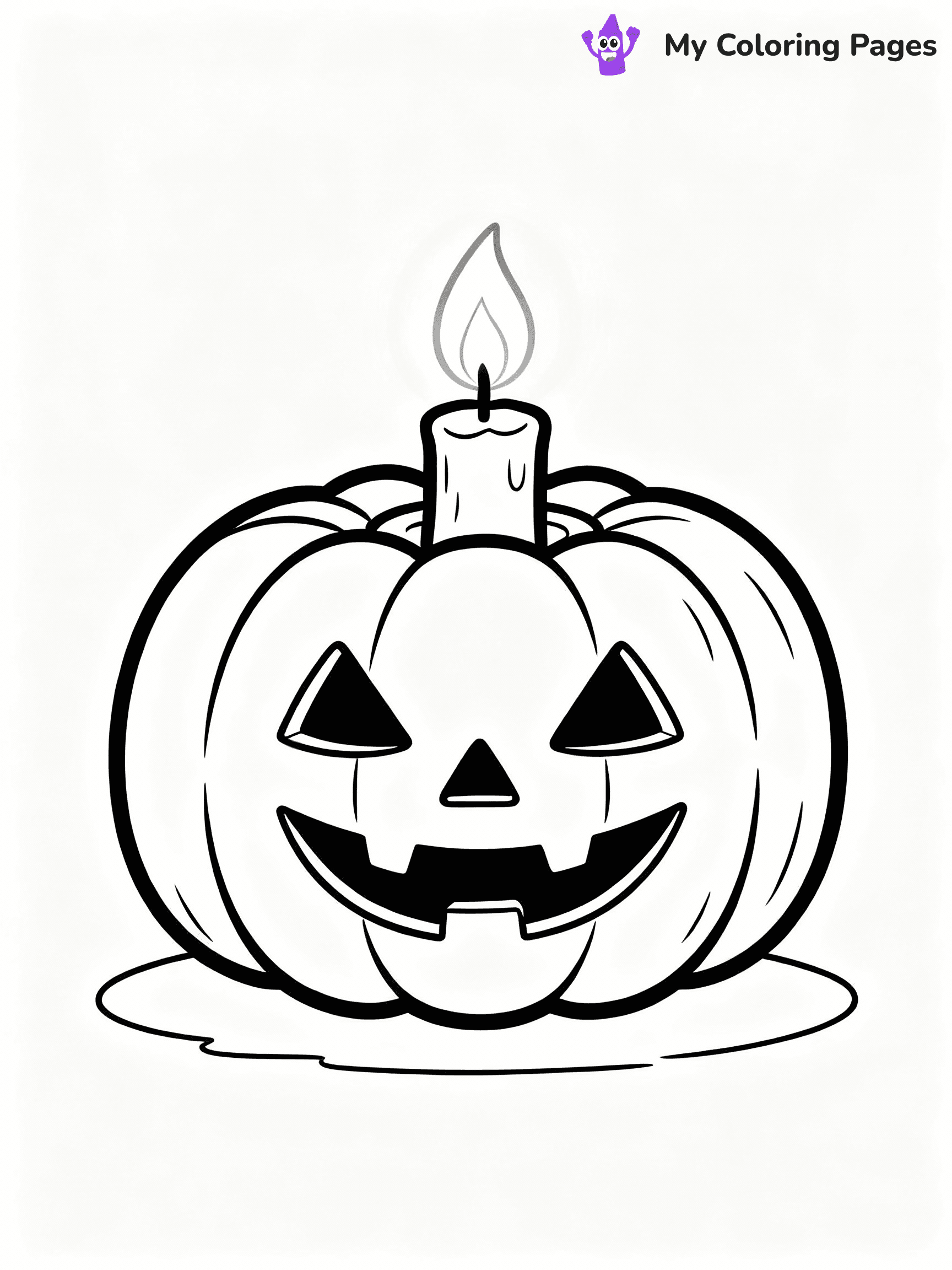 ⚠️ CRITICAL REQUIREMENT - ABSOLUTE BLACK AND WHITE ONLY ⚠️
This MUST be a BLACK AND WHITE line drawing ONLY. NO COLORS whatsoever.
- ONLY pure black lines (#000000) on pure white background (#FFFFFF)
- ABSOLUTELY NO colors, NO shading, NO gradients, NO grayscale
- If there are ANY colors in the output, the image is REJECTED
- This is a COLORING PAGE - meant to be COLORED IN by children
- The output must be UNCOLORED line art ready for coloring
⚠️ SUBJECT TO DRAW: Jack-o-lantern glowing softly, carved face visible, candle flickering inside. Important: PURE OUTLINES. NO FILLS, COLOR, SHADING, OR GREYSCALE. WHITE BACKGROUND.
(REMEMBER: Output must be BLACK AND WHITE line art only, NOT colored!)
# Flat, Friendly Cartoon Line-Art Coloring Page
You are generating a **pure black-and-white binary image** of a child-friendly cartoon scene combining characters and background scenery in one cohesive composition.
## Rendering Rules (Strict)
- Only two colors: pure black (#000000) outlines and pure white (#FFFFFF) background.
- No grayscale, shading, gradients, tints, fills, transparency, or partial pixels.
- No antialiasing or blended edges; every pixel is 100% black or white.
- No solid black fills inside shapes — all areas inside outlines must remain white.
- No dark clothing areas or filled tone blocks; all garments outlined only.
- No shadows, textures, lighting, or tonal variations.
- Must look like flat binary vector line-art for coloring pages.
## Drawing & Composition
- **Medium, consistent line weight**; clean closed outlines easy to color inside.
- **Flat, simple, child-friendly design** — no realism or 3D depth.
- Characters are **grounded on a surface**, centered and large.
- **Balanced composition** with clear silhouettes and minimal props.
## Scenery & Style
- Landmarks (e.g., mosque, CN Tower) and scenery (trees, benches, waves) drawn with **black outlines only.**
- For real-world figures, teams, or places, show accurate details using only black outlines—no text or logos. Use distinctive uniform patterns, abstract symbols, and landmark silhouettes to convey identity.
- Keep **consistent perspective**; no floating elements.
- **Style:** whimsical **Doodle Art Alley** — rounded, friendly outlines.
- May adapt shapes from **Crayola, Disney, Peppa Pig, Cocomelon** — *by shape only, never color.*
- Final output: **flat, crisp, binary (#000000/#FFFFFF)**, **no filled color or background text.**
EXTREMELYE IMPORTANT:
- PURE BINARY LINE-ART; NO FILLS (HAIR/CLOTHES/SKIN), SHADING, OR GREY.
- NO SHADING, COLOR. MUST BE WHITE BACKGROUND.
⚠️ FINAL REMINDER: Draw the subject "Jack-o-lantern glowing softly, carved face visible, candle flickering inside. Important: PURE OUTLINES. NO FILLS, COLOR, SHADING, OR GREYSCALE. WHITE BACKGROUND." as BLACK AND WHITE line art. Zero colors in output.