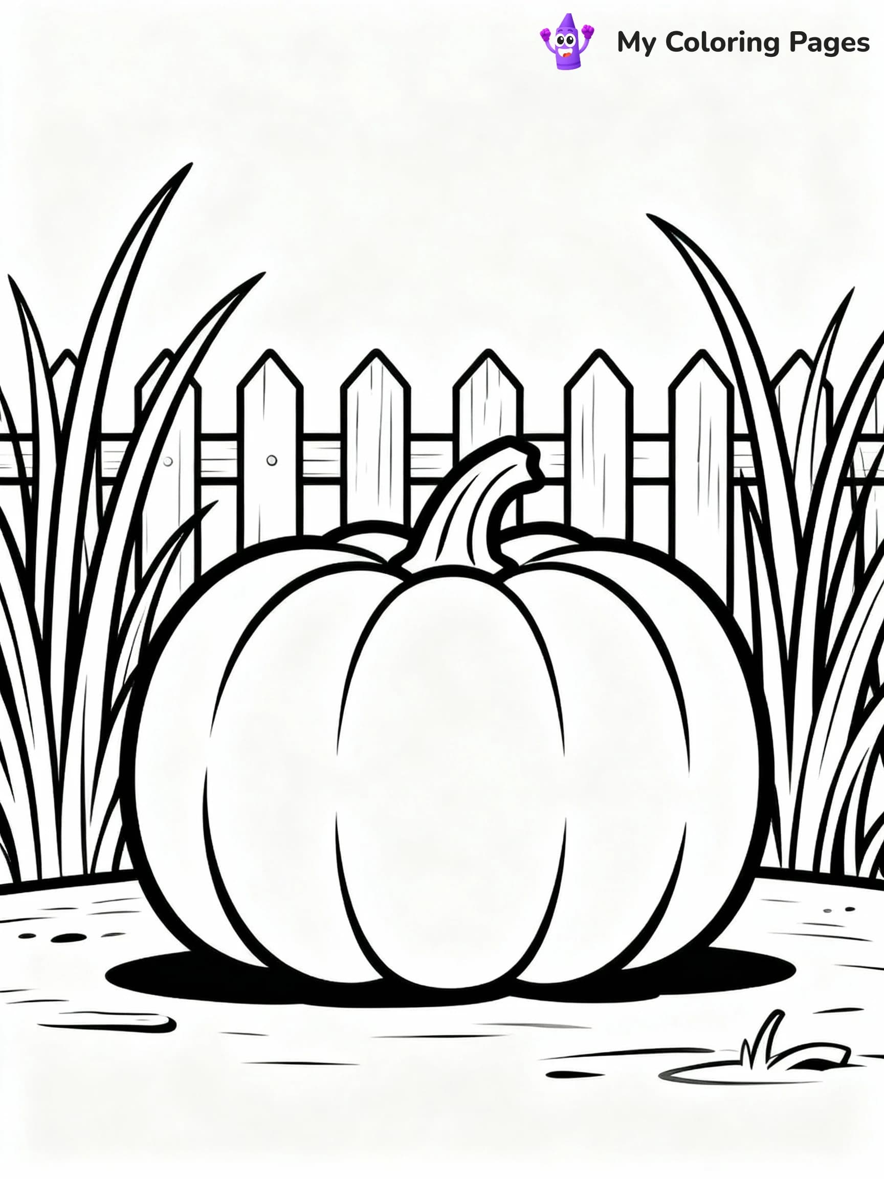 Pumpkin Coloring Pages - 4