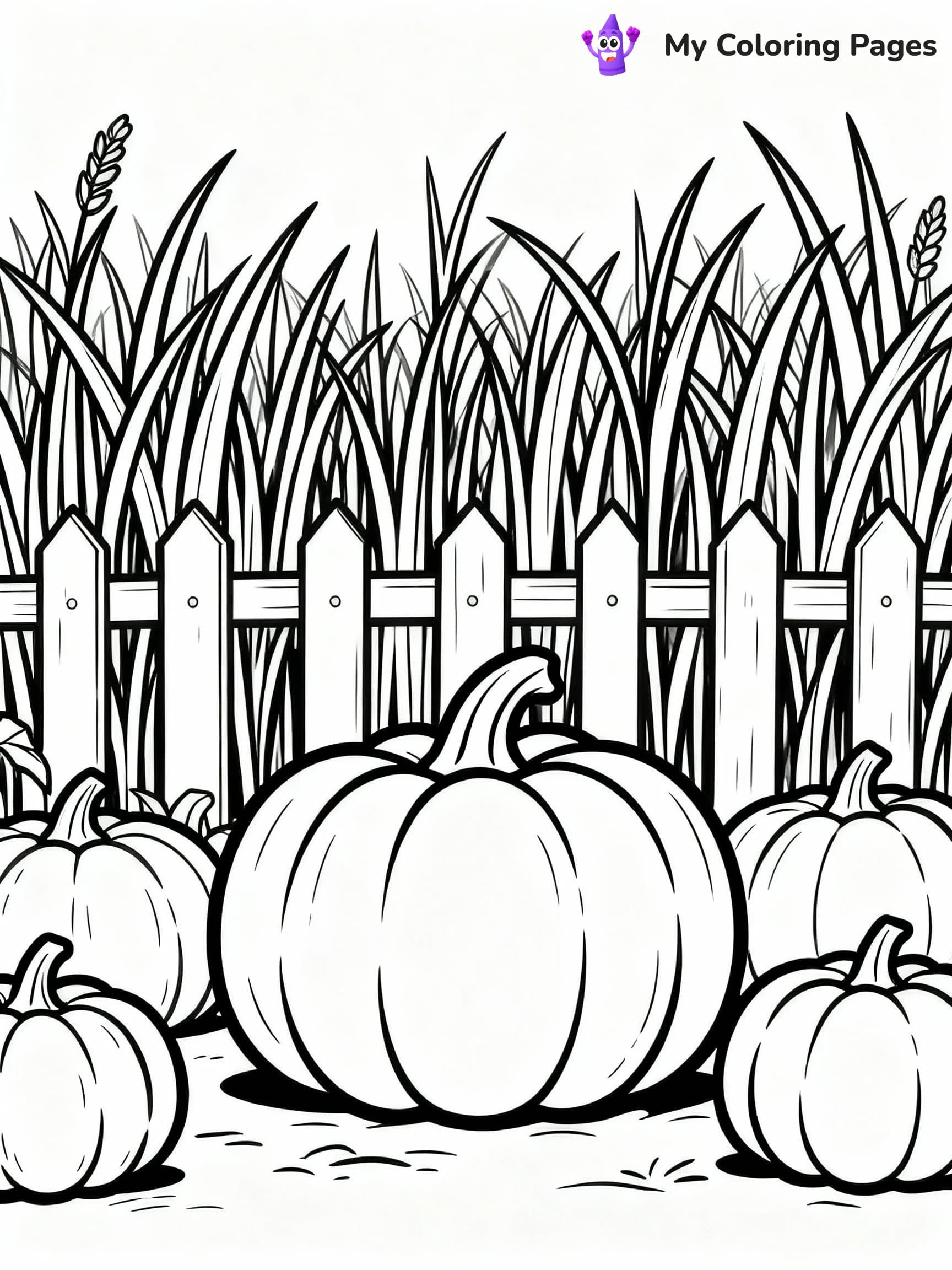 Pumpkin Coloring Pages - 3