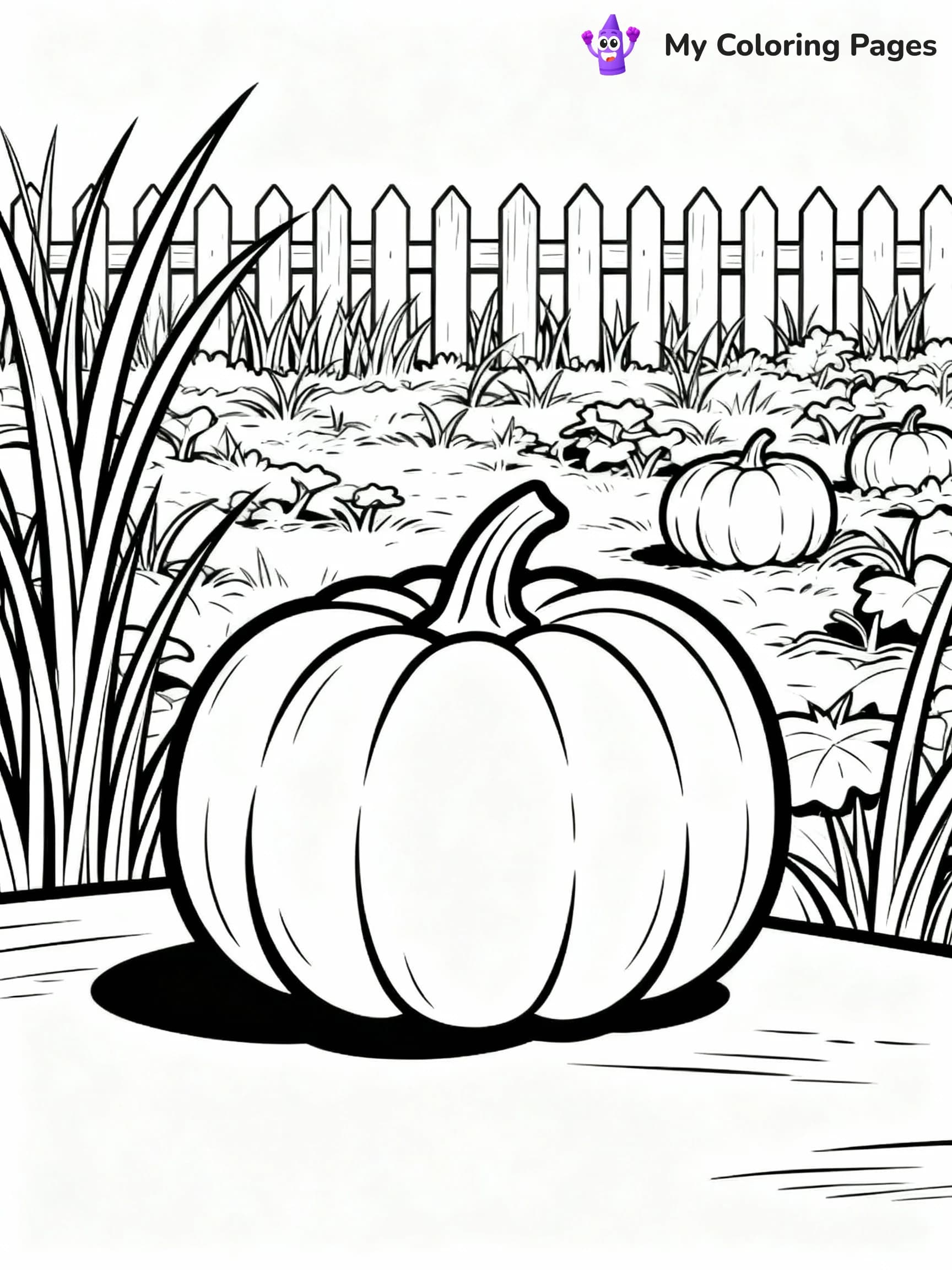 Pumpkin Coloring Pages - 2