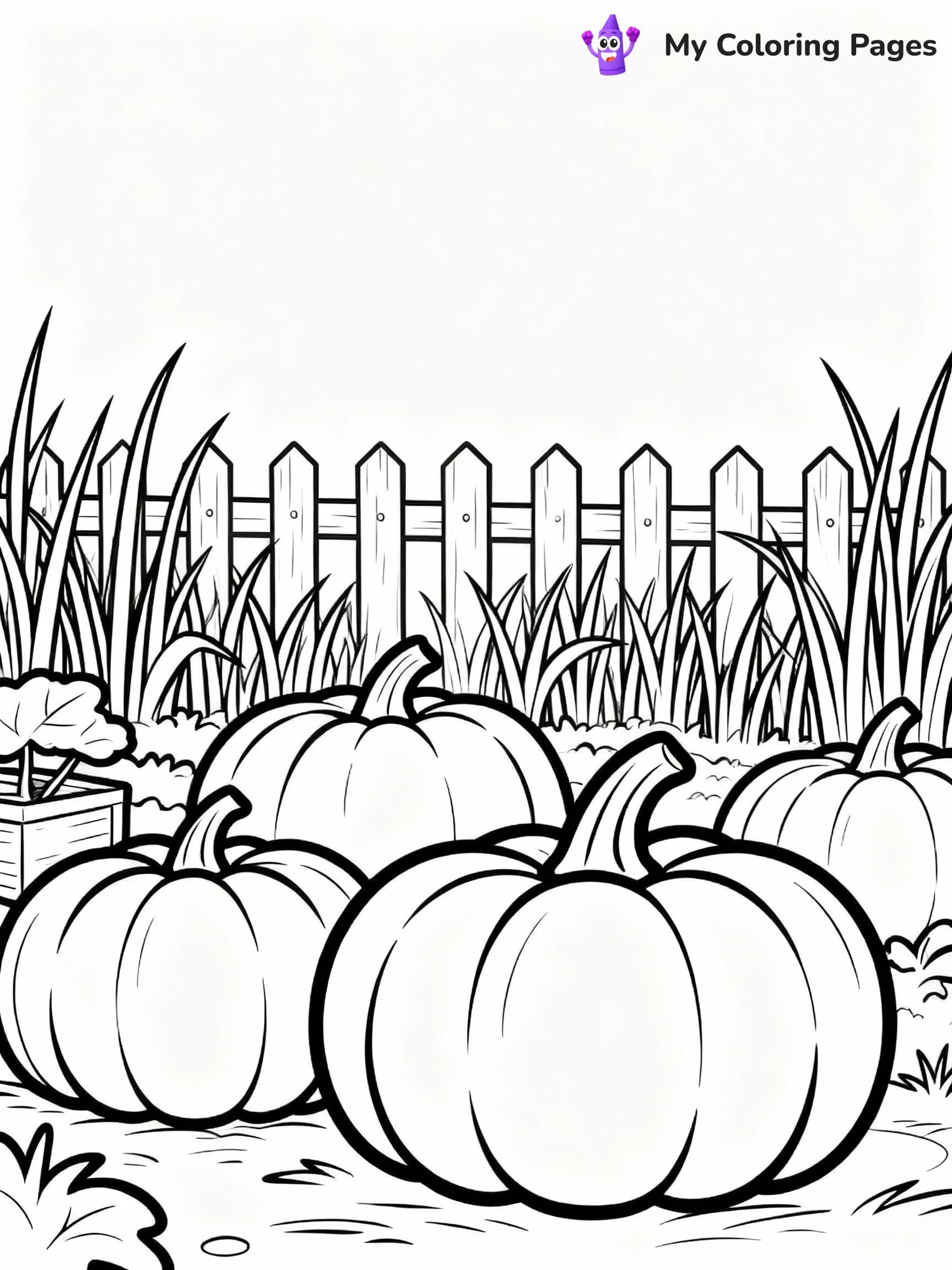 Pumpkin Coloring Pages - 1