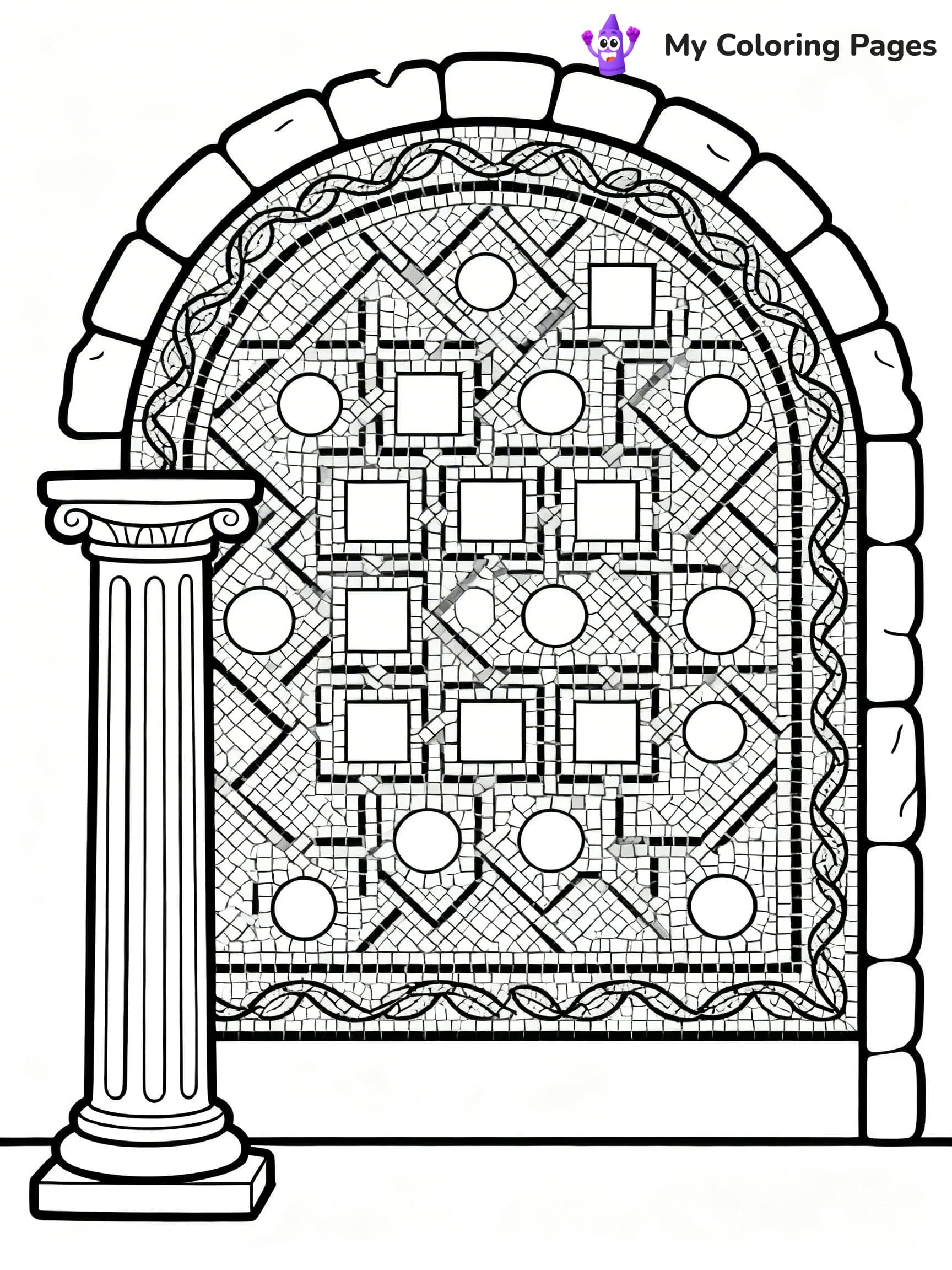 Ancient Rome Coloring Pages - 24
