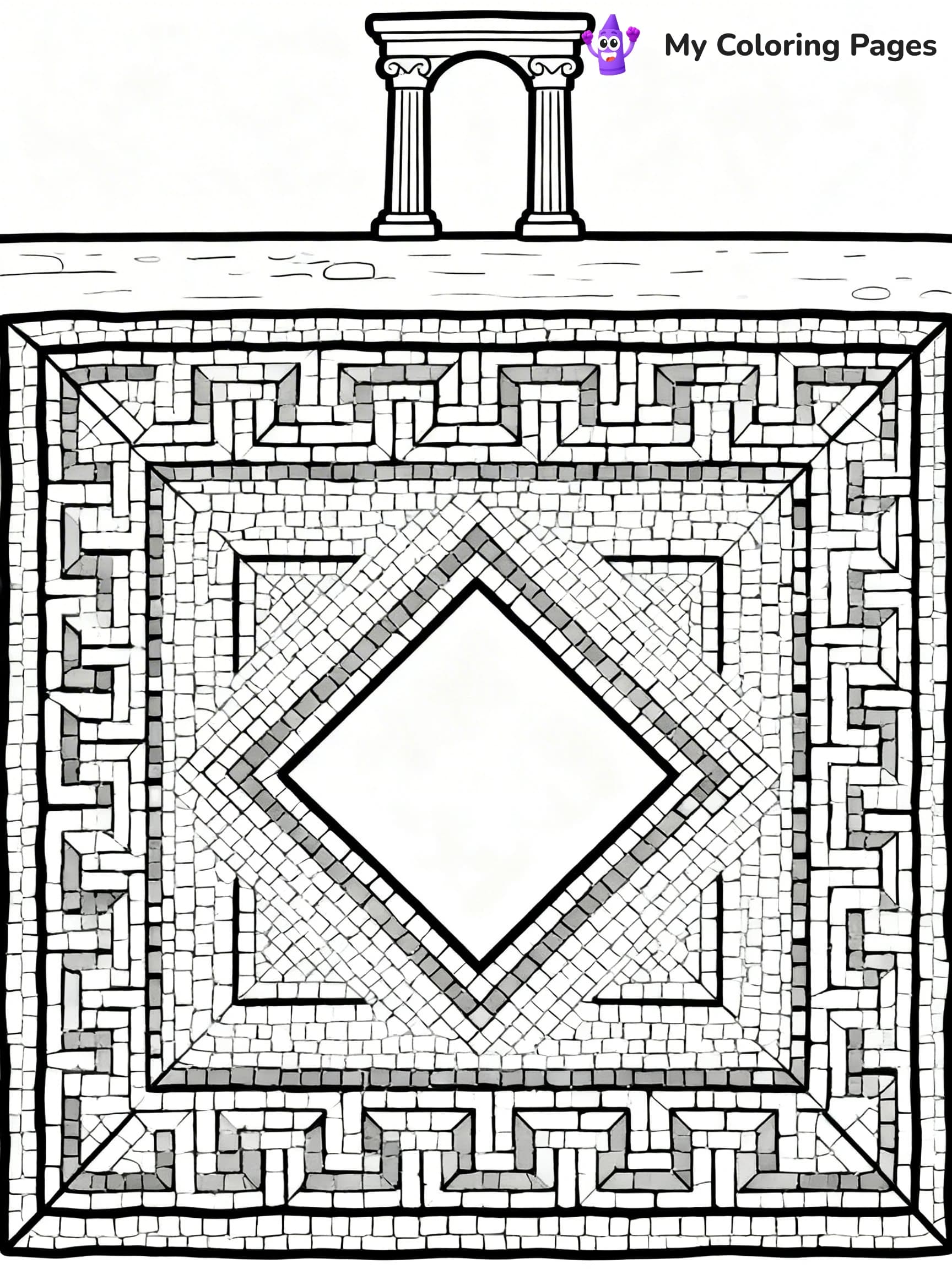 Ancient Rome Coloring Pages - 23