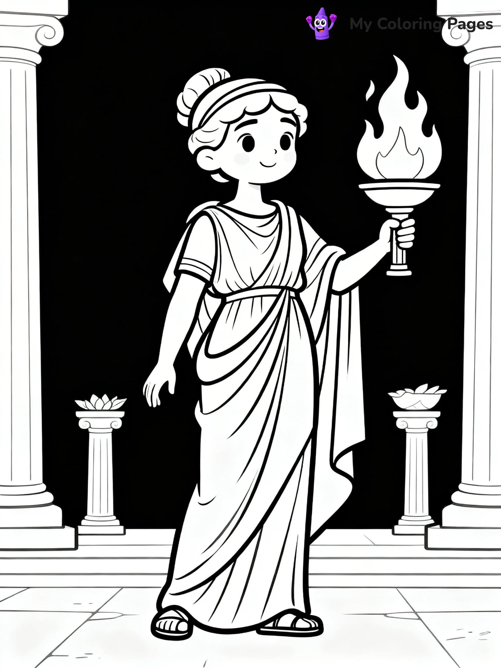 Ancient Rome Coloring Pages - 18