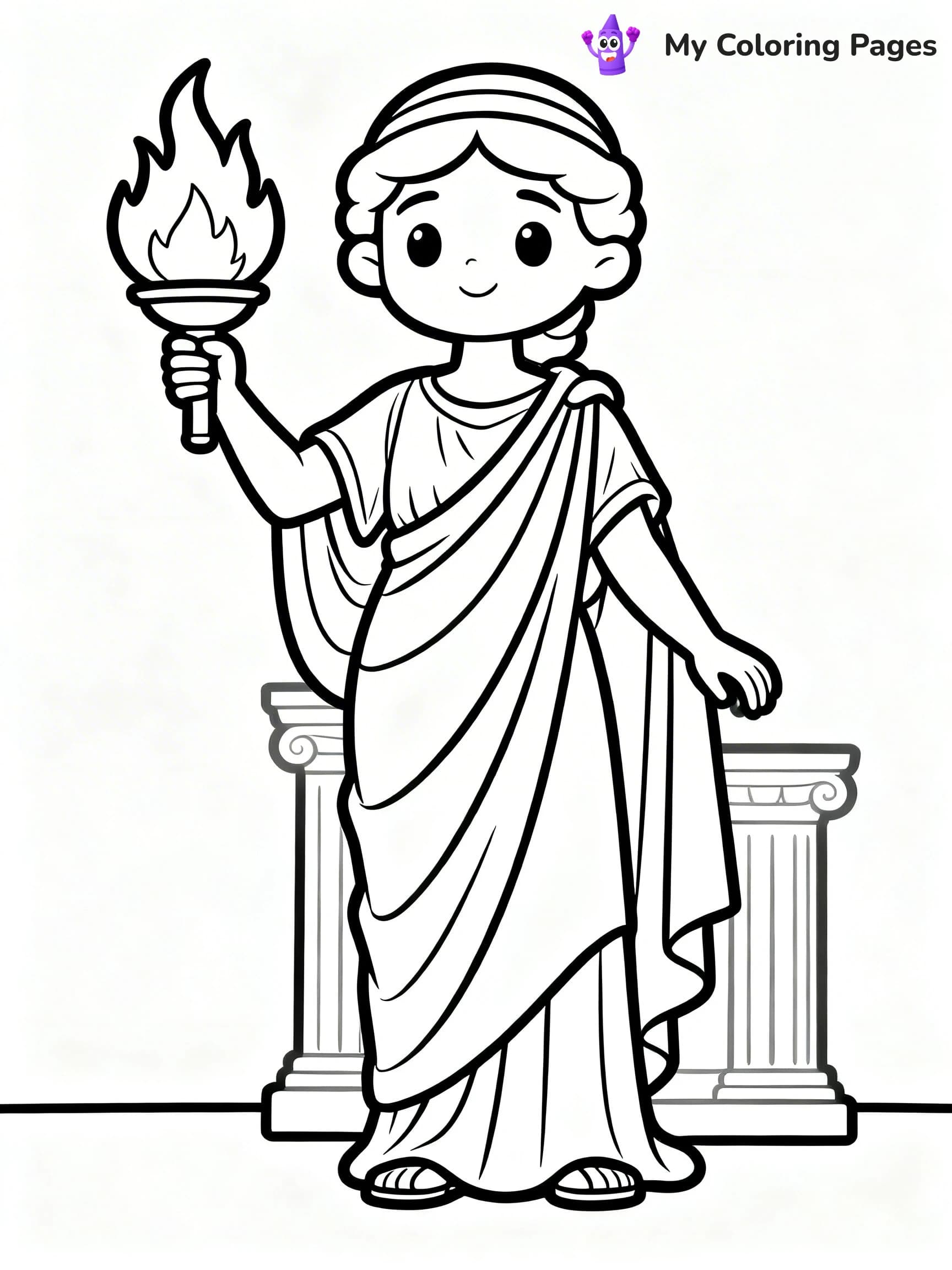 Ancient Rome Coloring Pages - 17