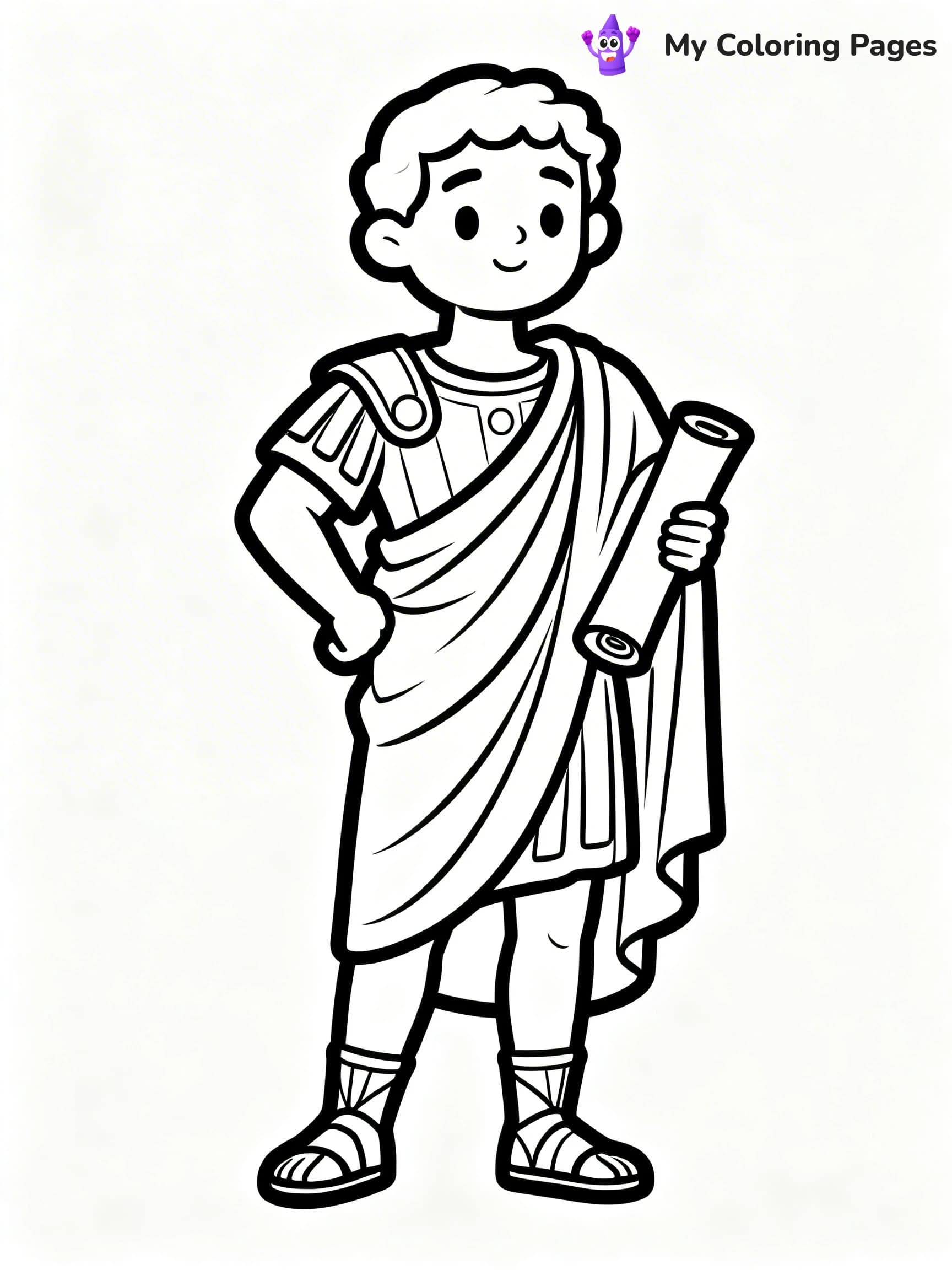 Ancient Rome Coloring Pages - 10