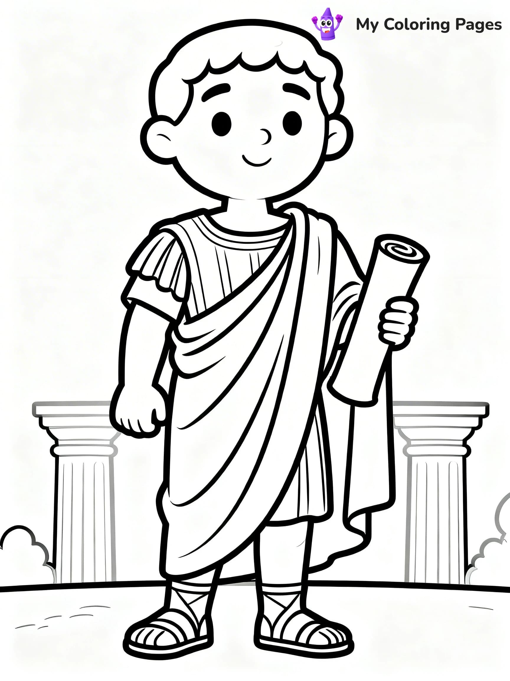 Ancient Rome Coloring Pages - 8