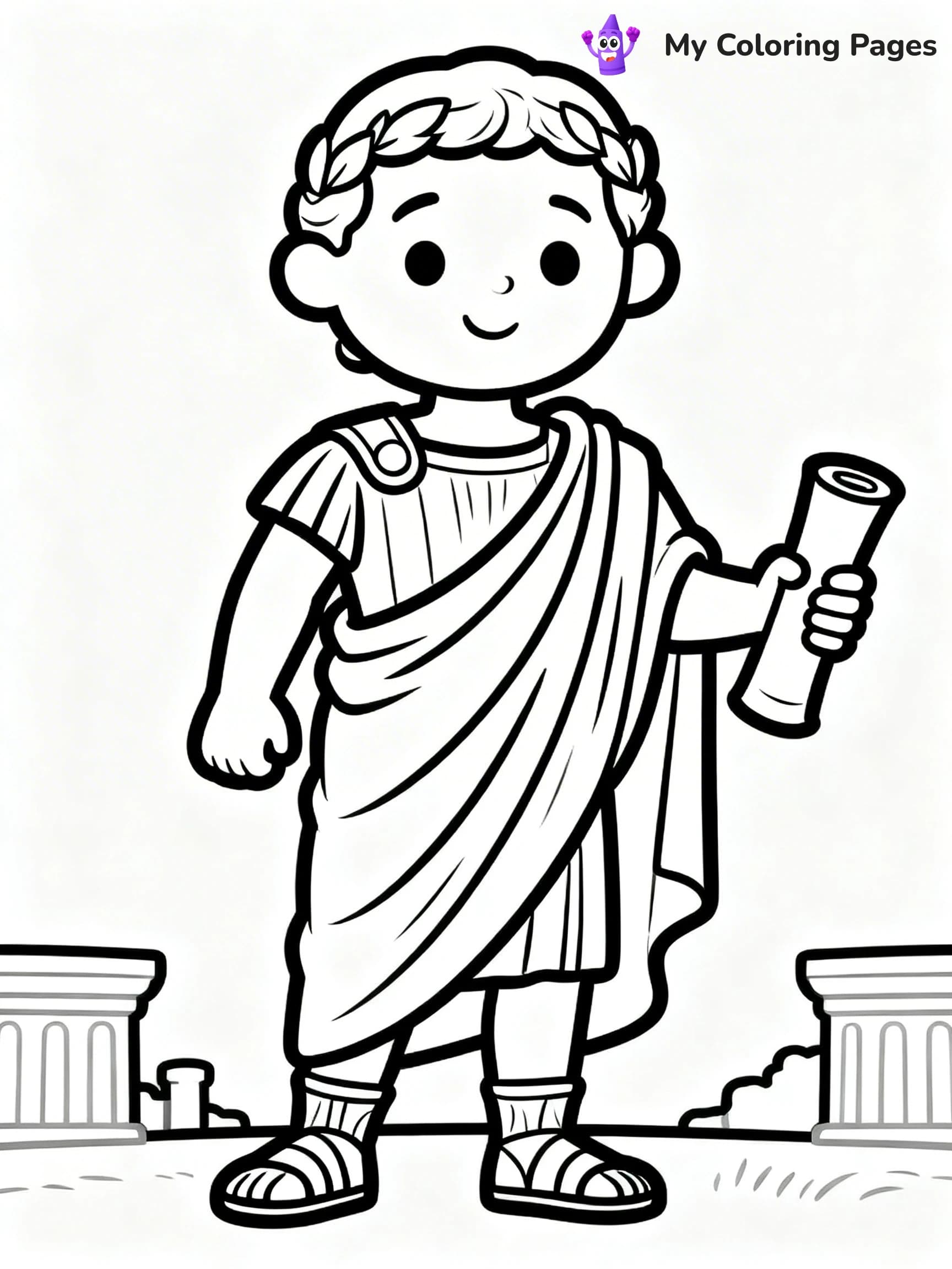 Ancient Rome Coloring Pages - 7