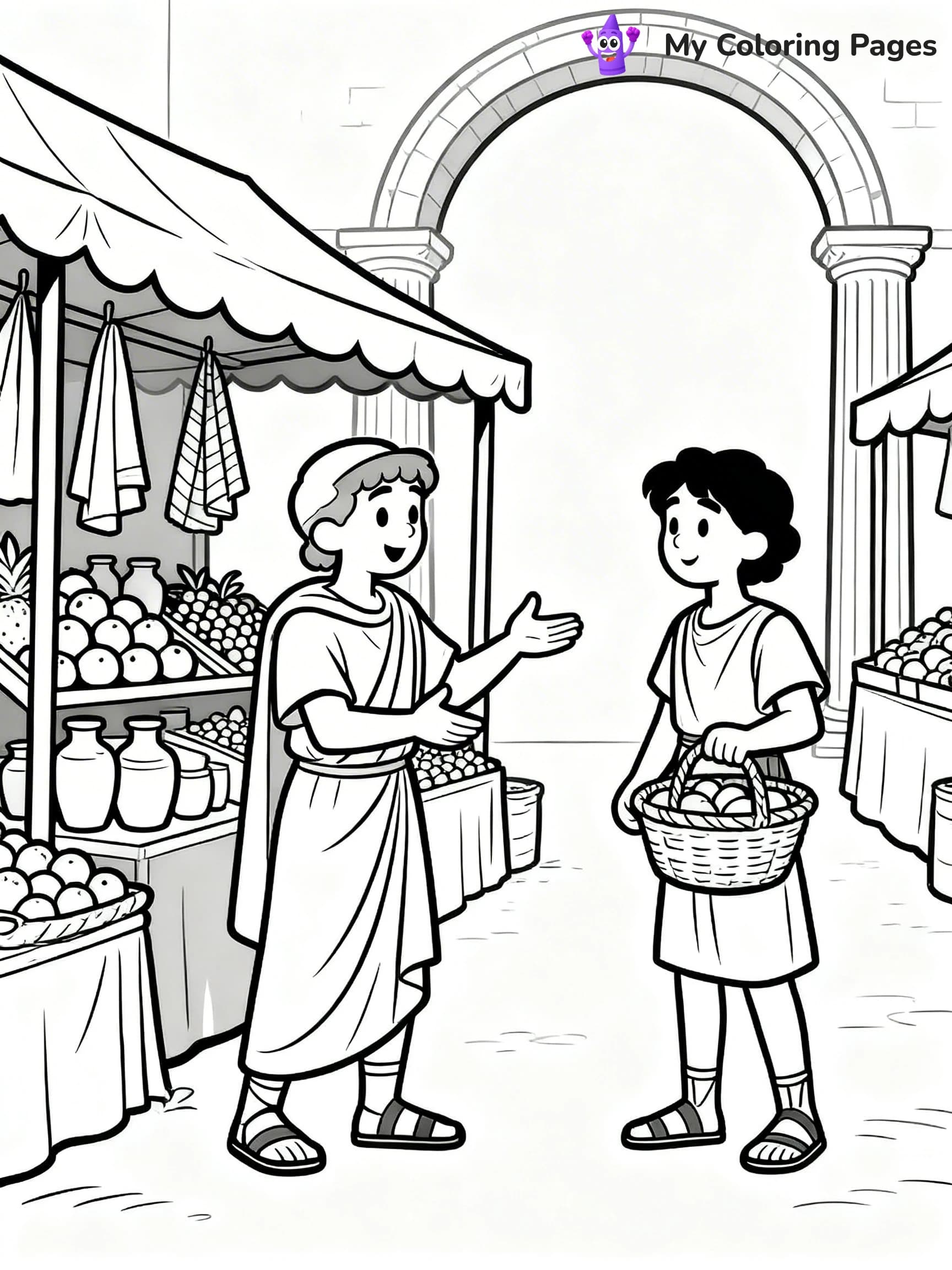 Ancient Rome Coloring Pages - 4