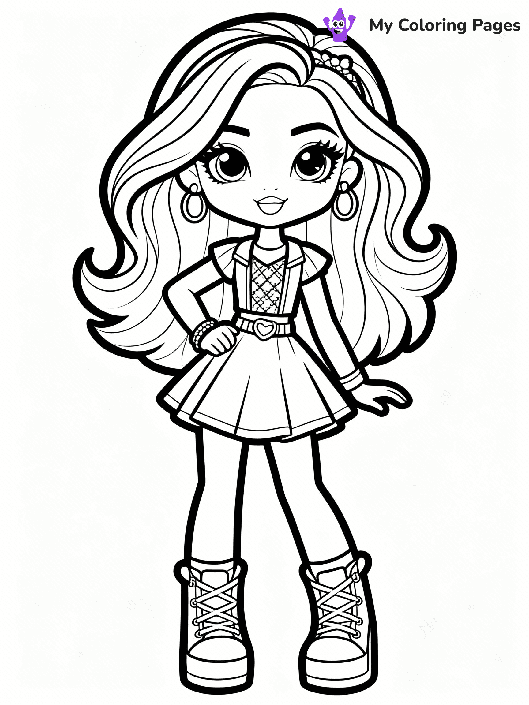 Rainbow High Coloring Pages - 32