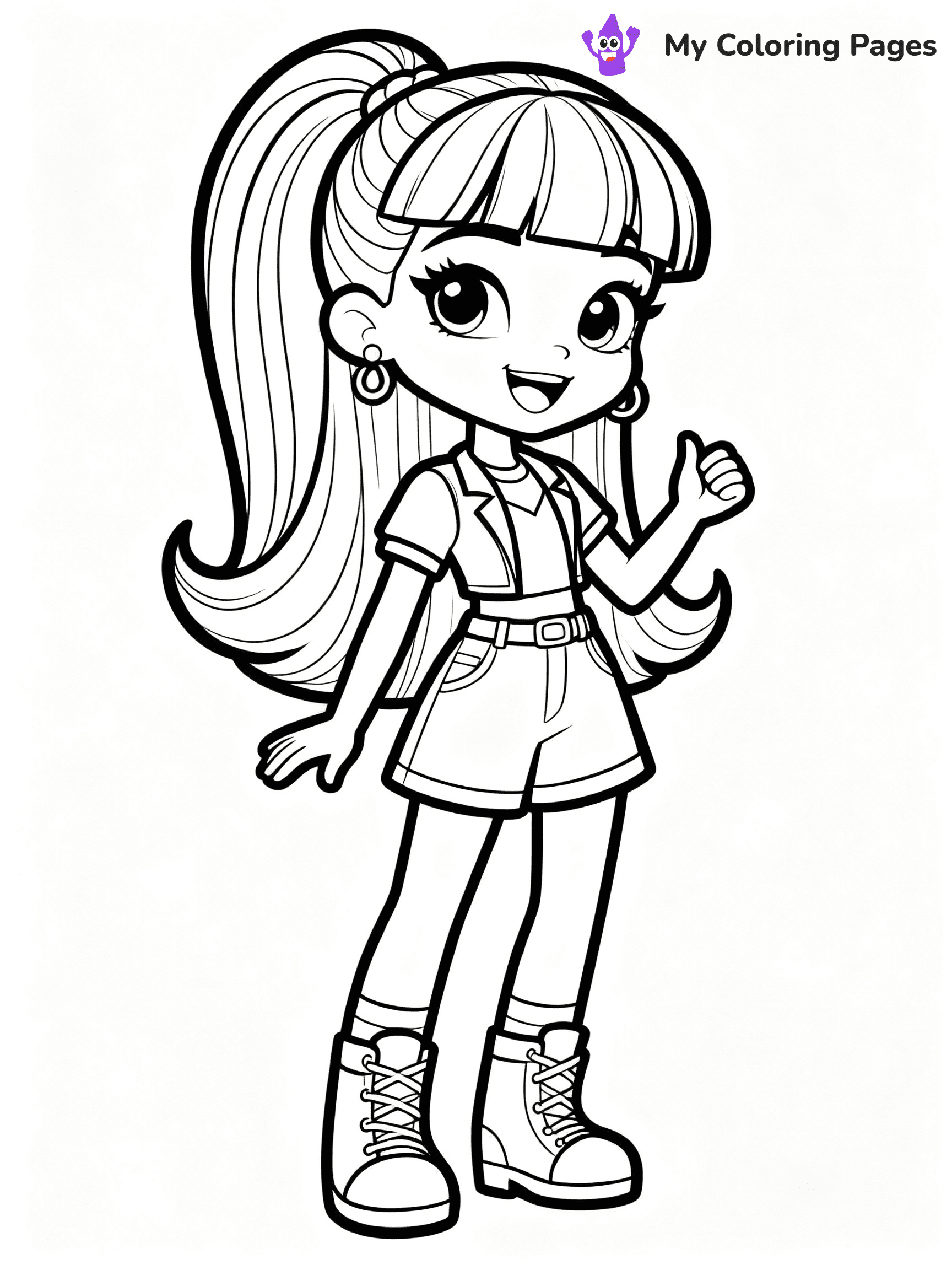 Rainbow High Coloring Pages - 31