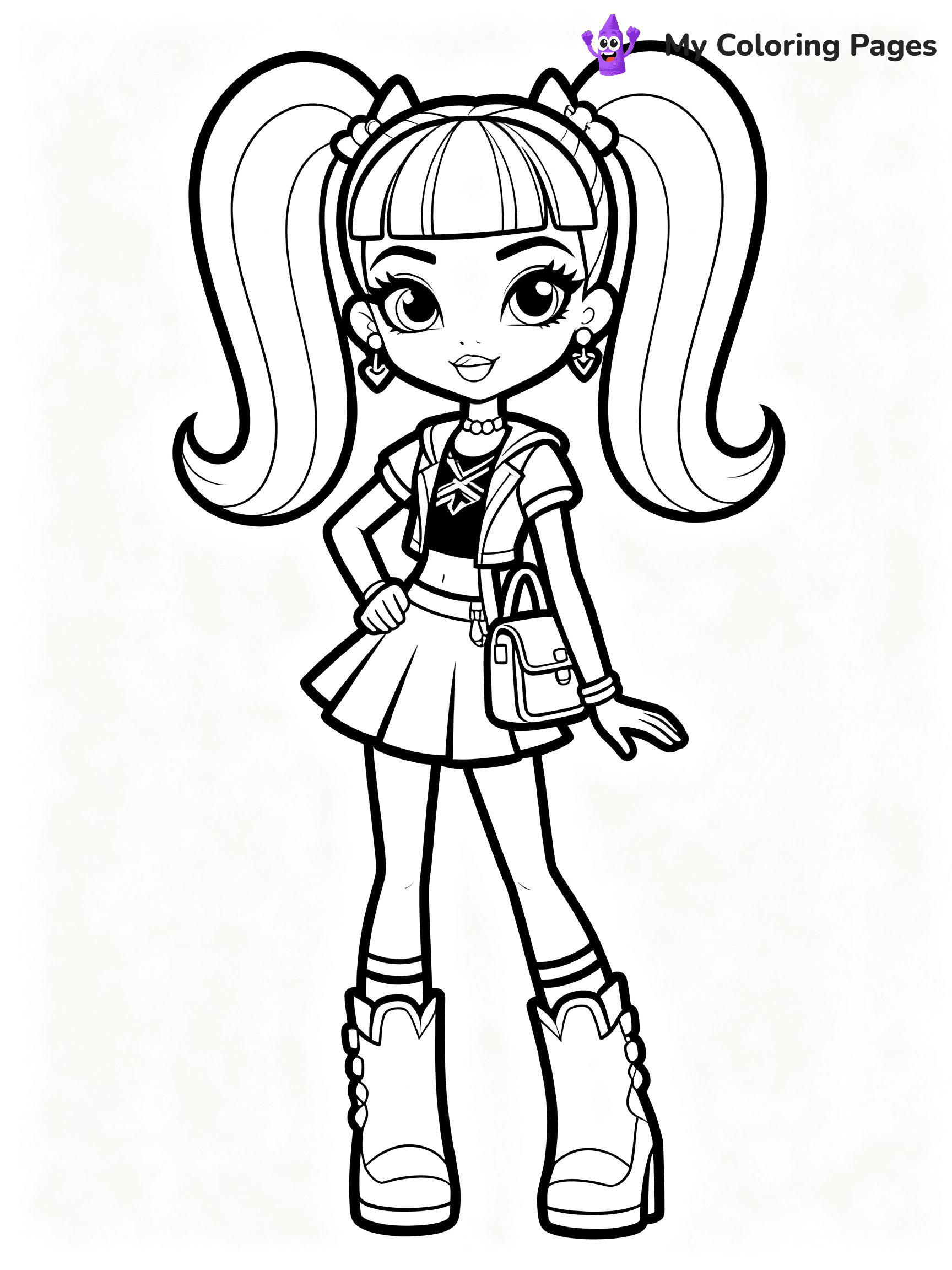 Rainbow High Coloring Pages - 29