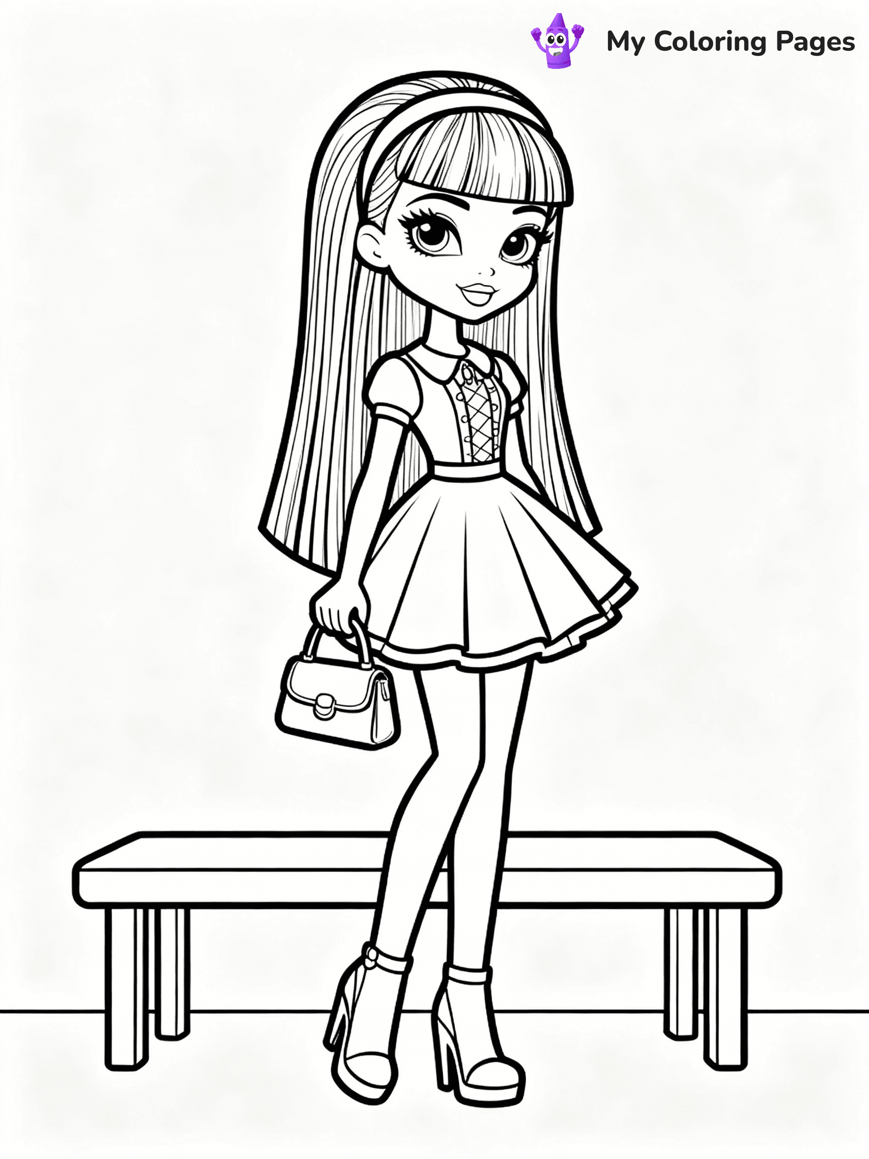Rainbow High Coloring Pages - 28