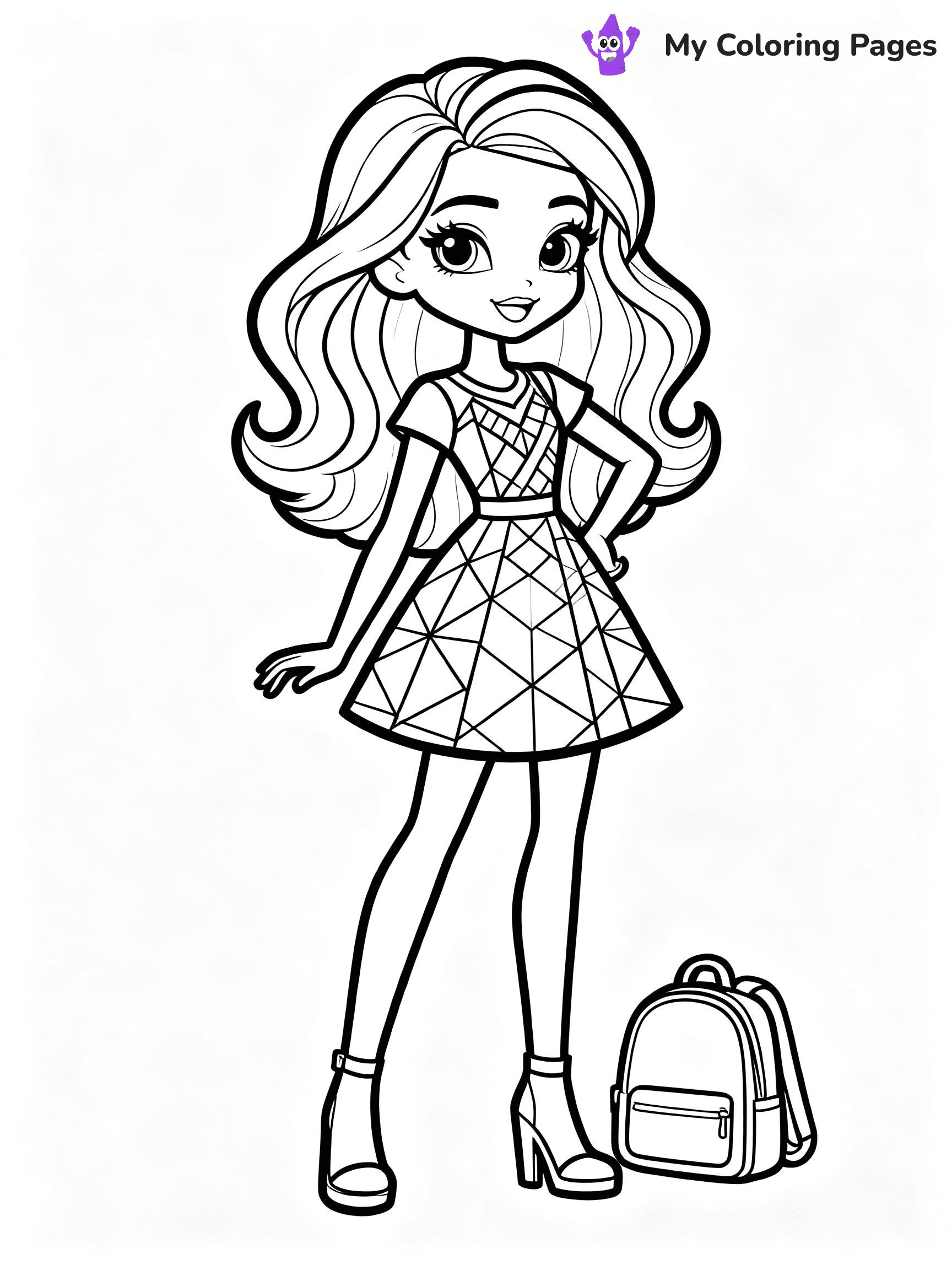 Rainbow High Coloring Pages - 26