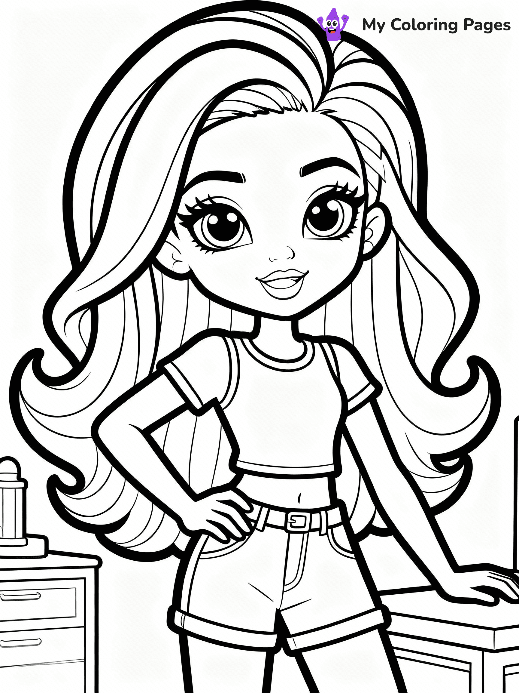 Rainbow High Coloring Pages - 24