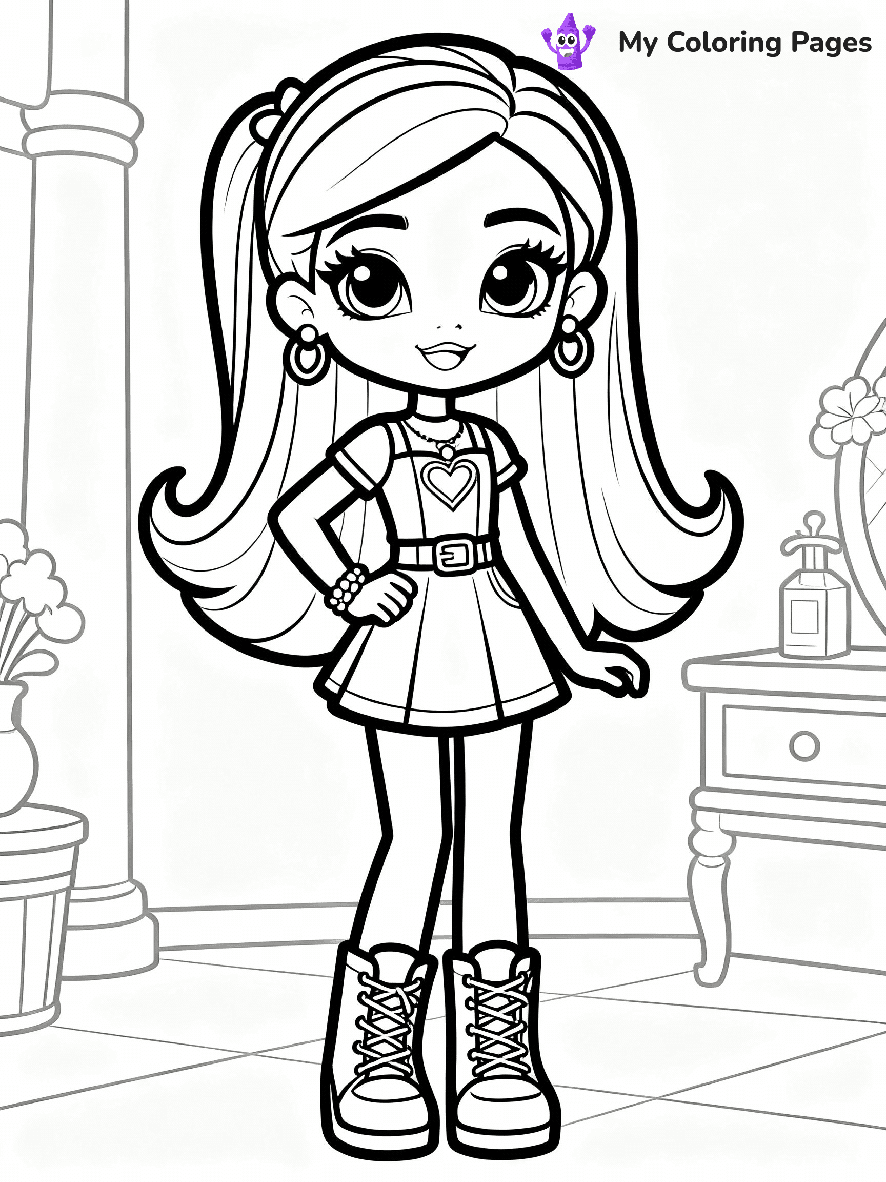 Rainbow High Coloring Pages - 22