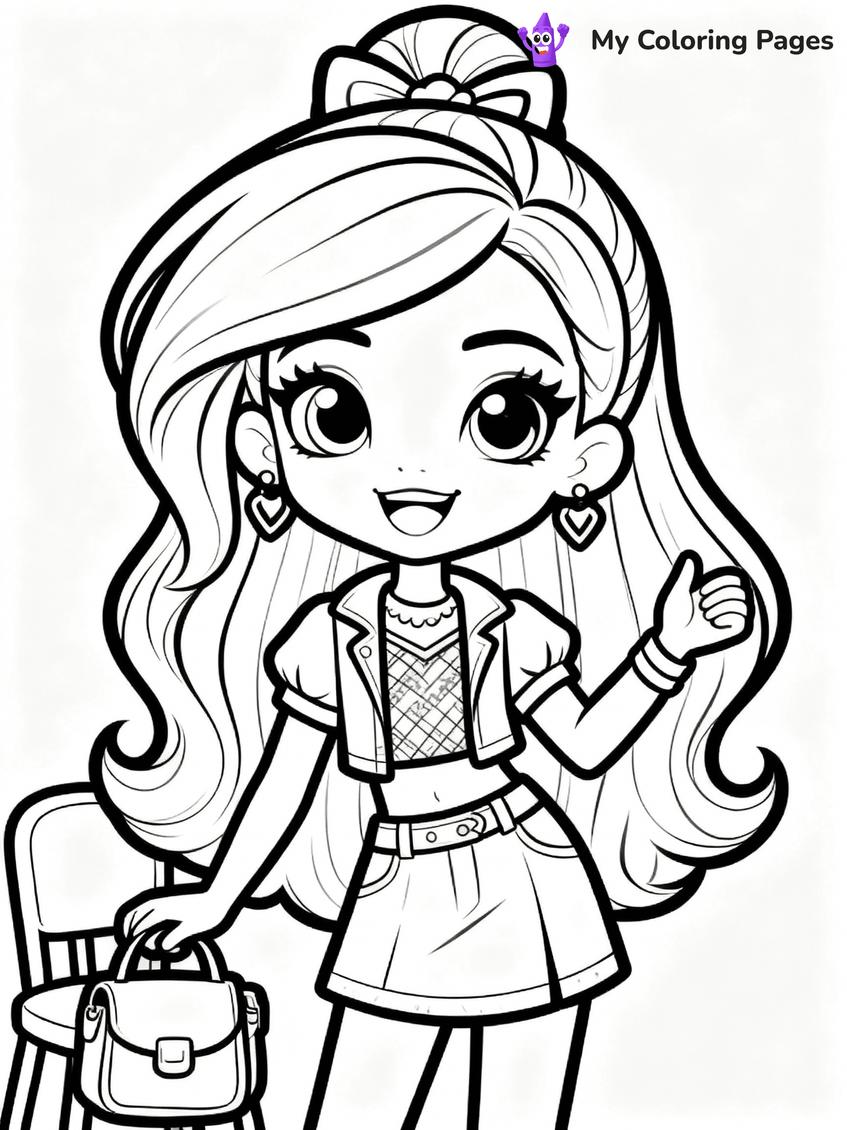 Rainbow High Coloring Pages - 21