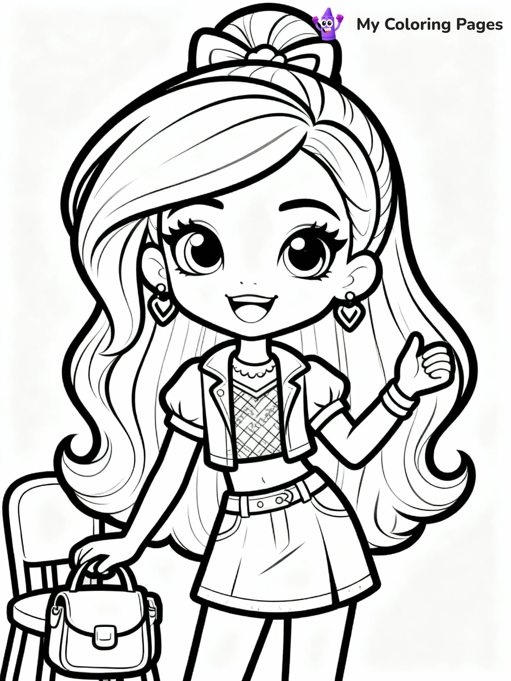 Rainbow High Coloring Pages - 21