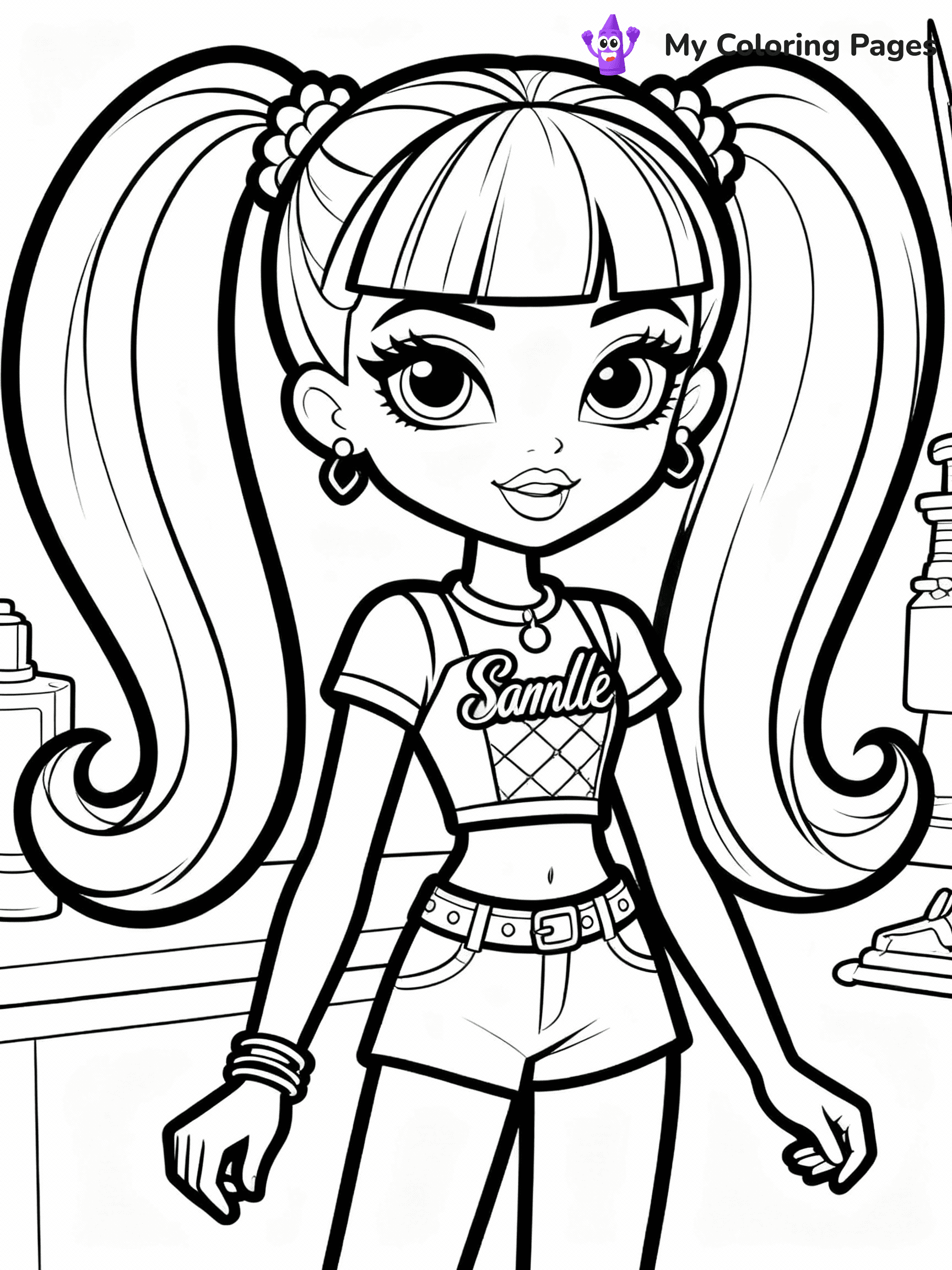 Rainbow High Coloring Pages - 20