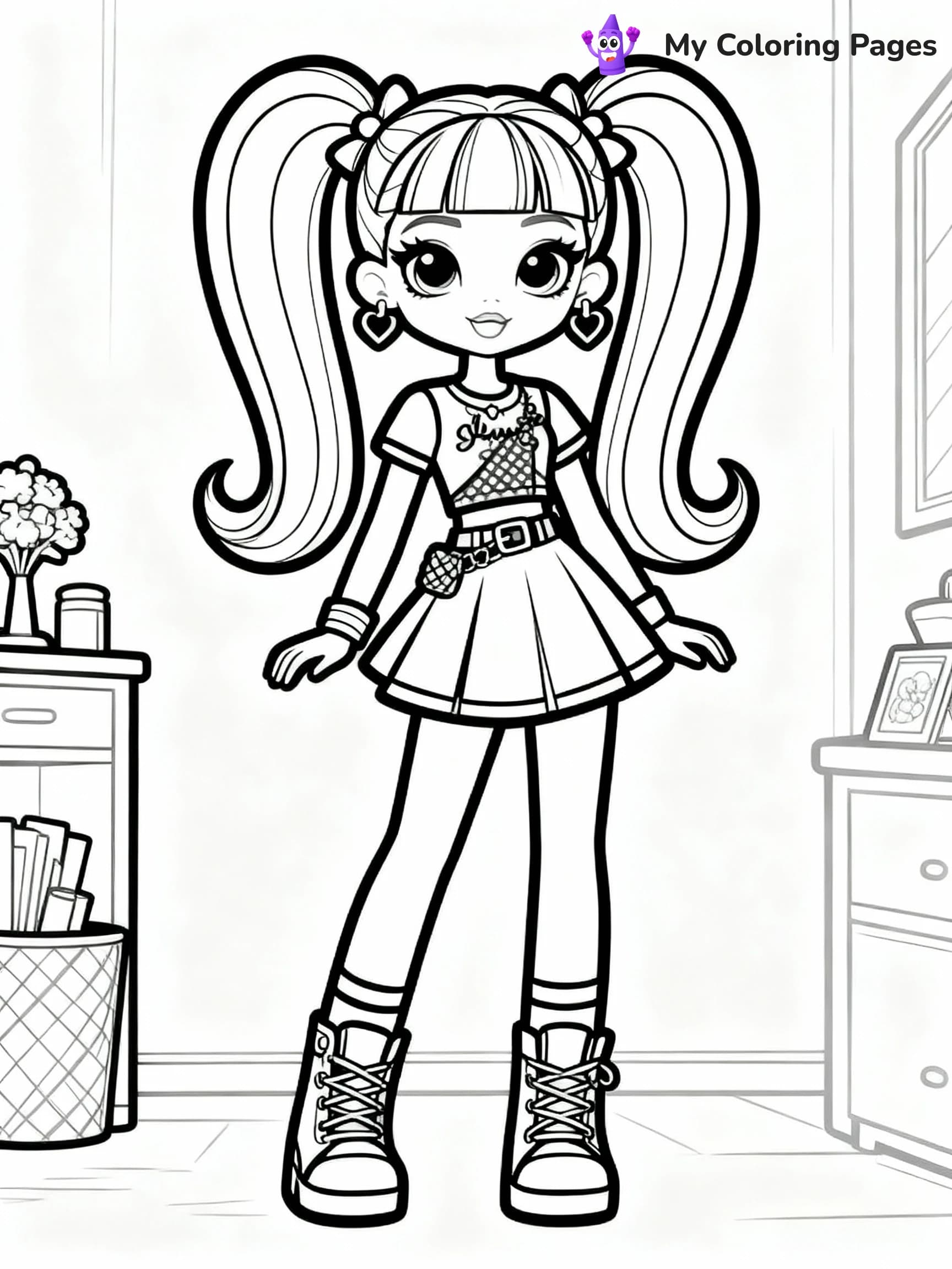 Rainbow High Coloring Pages - 19