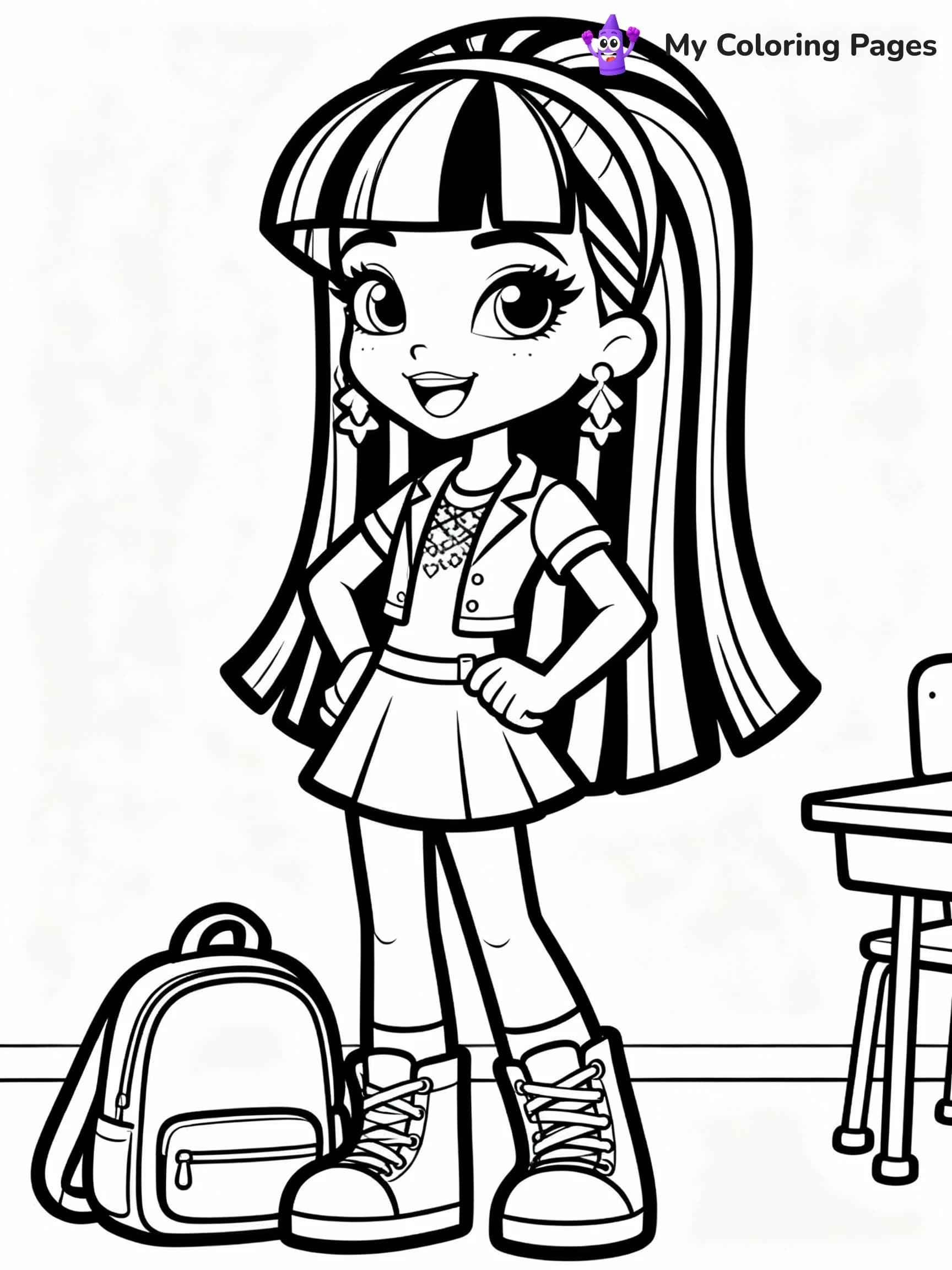 Rainbow High Coloring Pages - 18