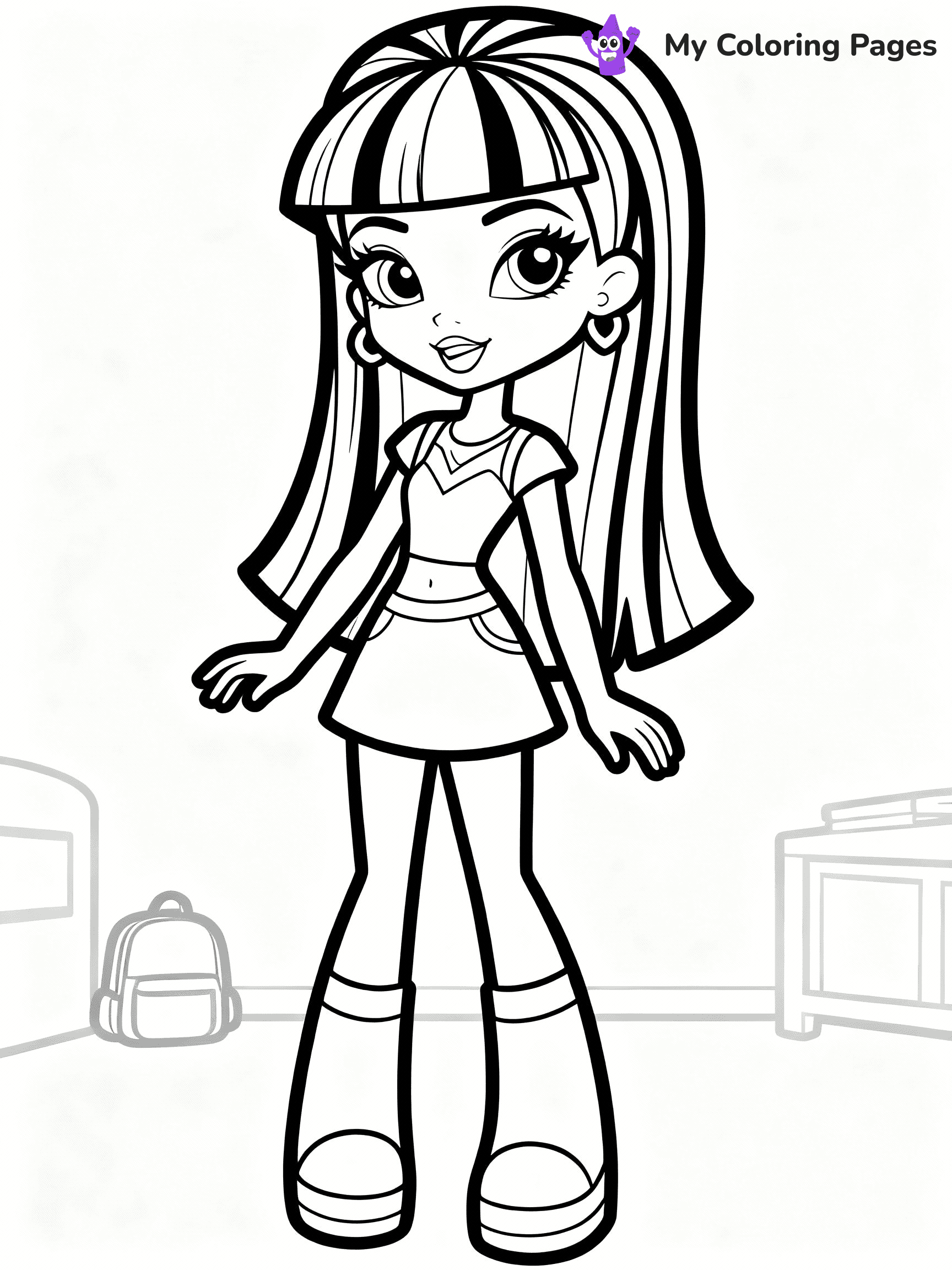 Rainbow High Coloring Pages - 16
