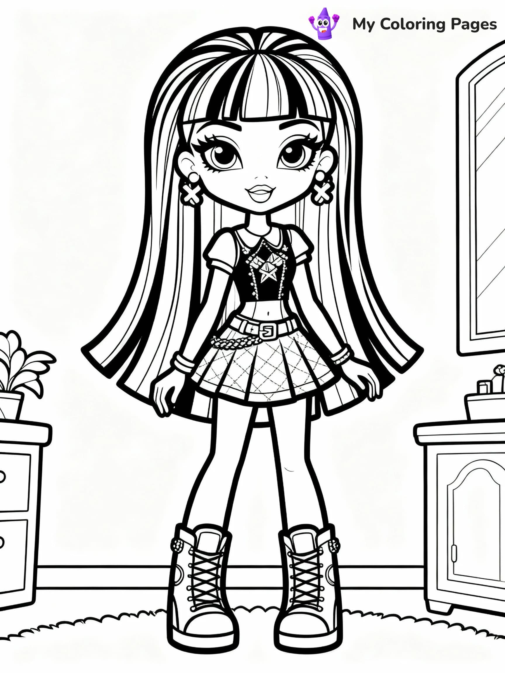 Rainbow High Coloring Pages - 14