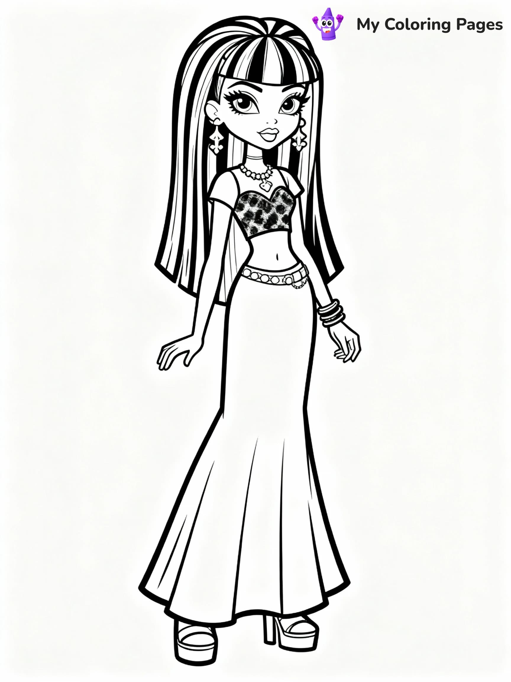 Rainbow High Coloring Pages - 13
