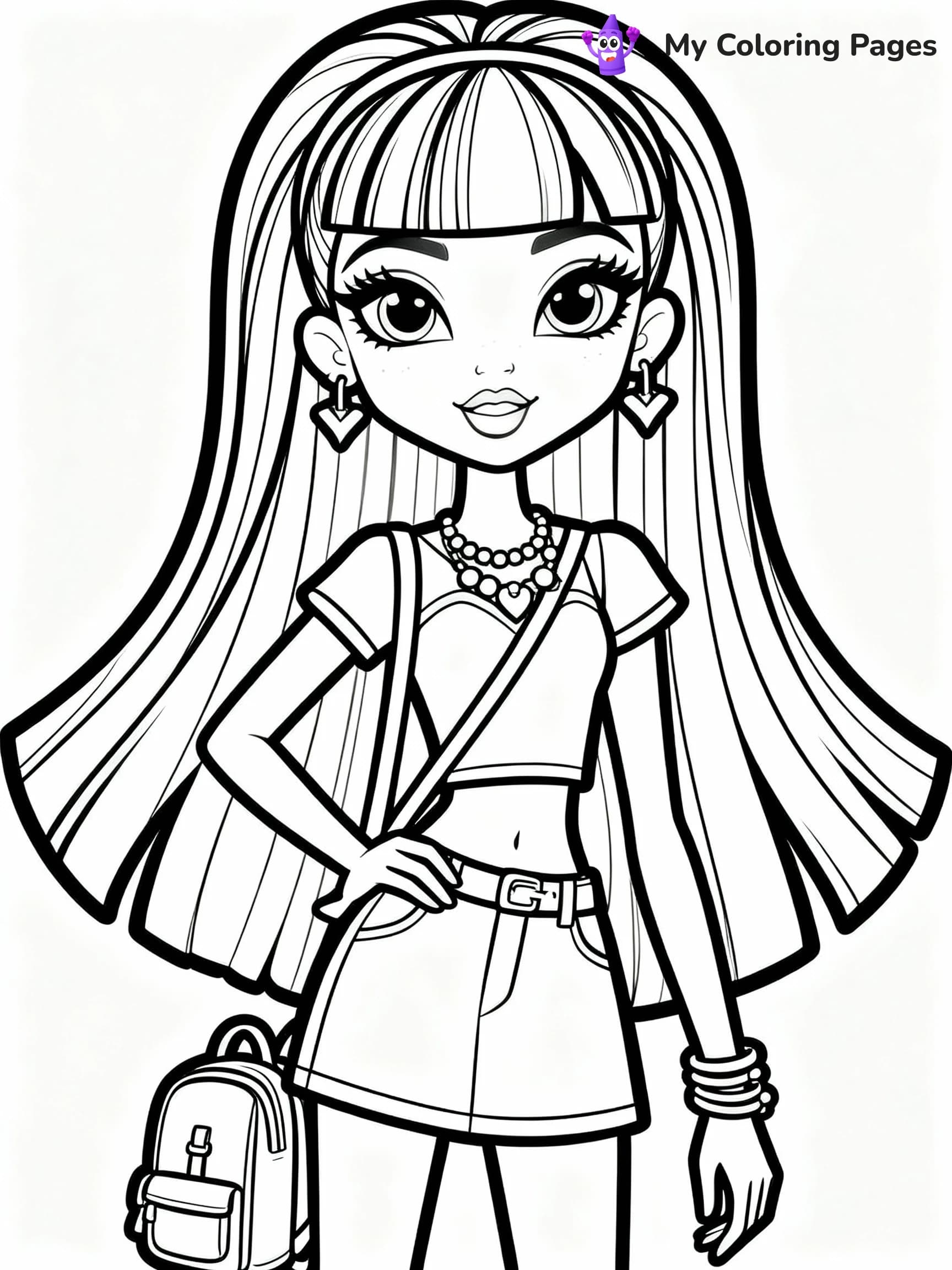 Rainbow High Coloring Pages - 12