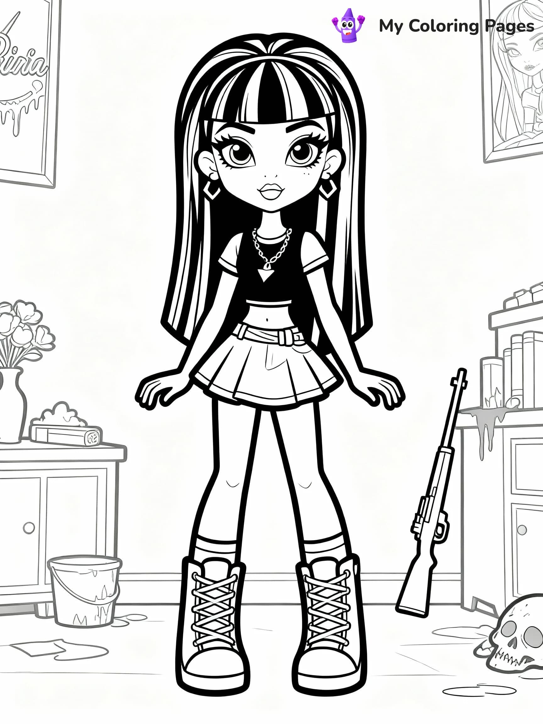 Rainbow High Coloring Pages - 11