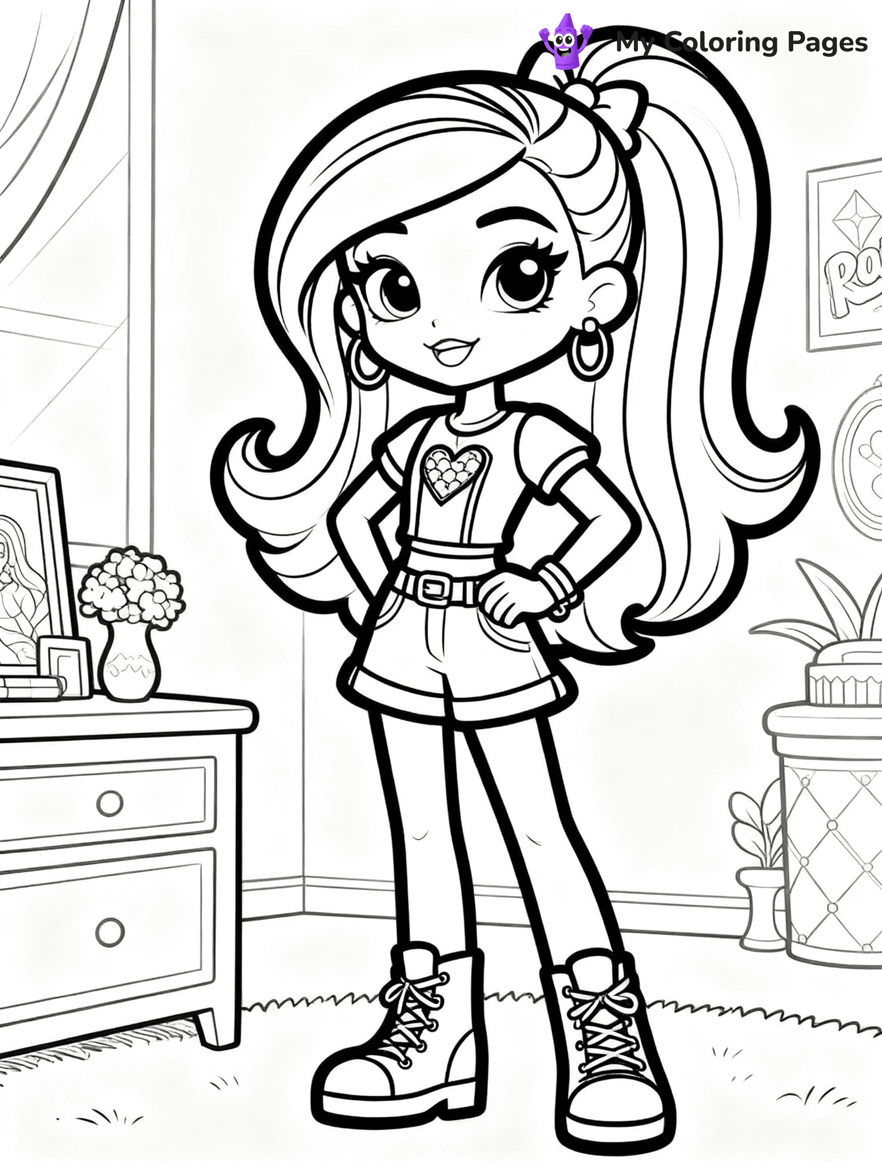 Rainbow High Coloring Pages - 10