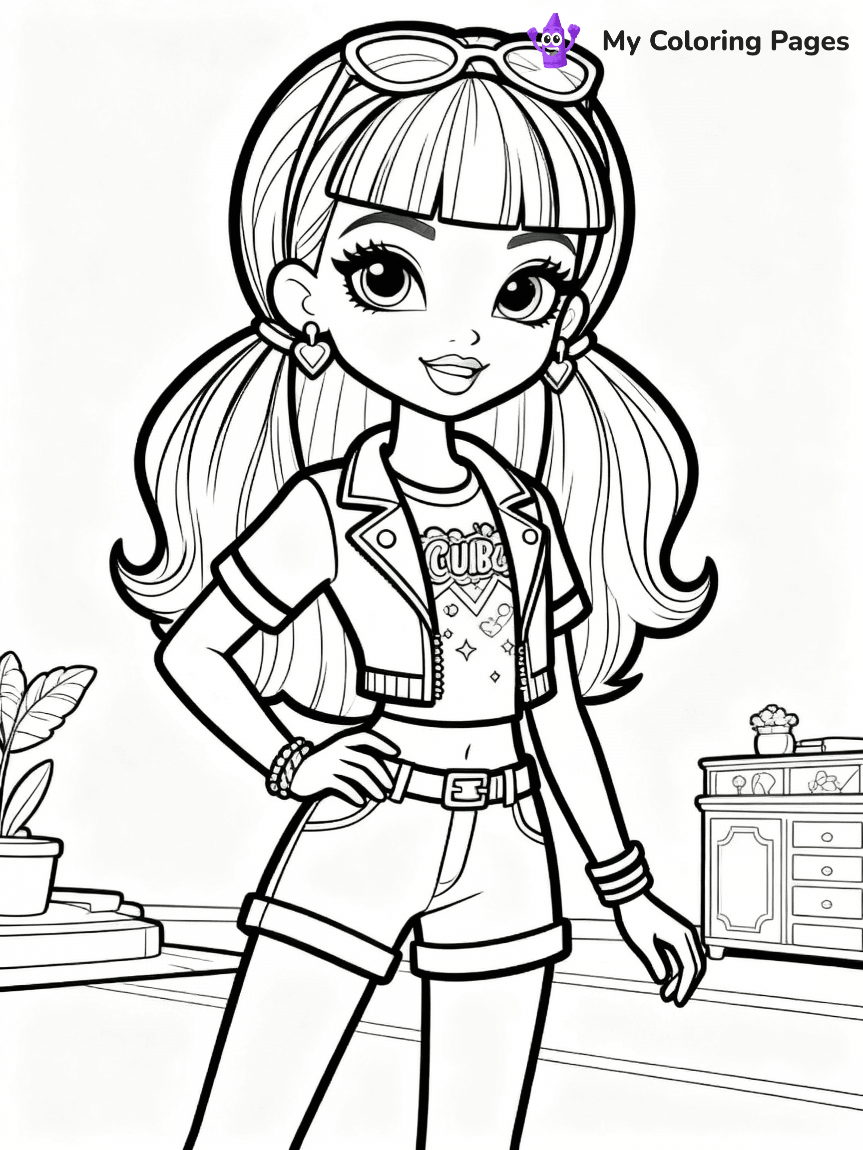 Rainbow High Coloring Pages - 9