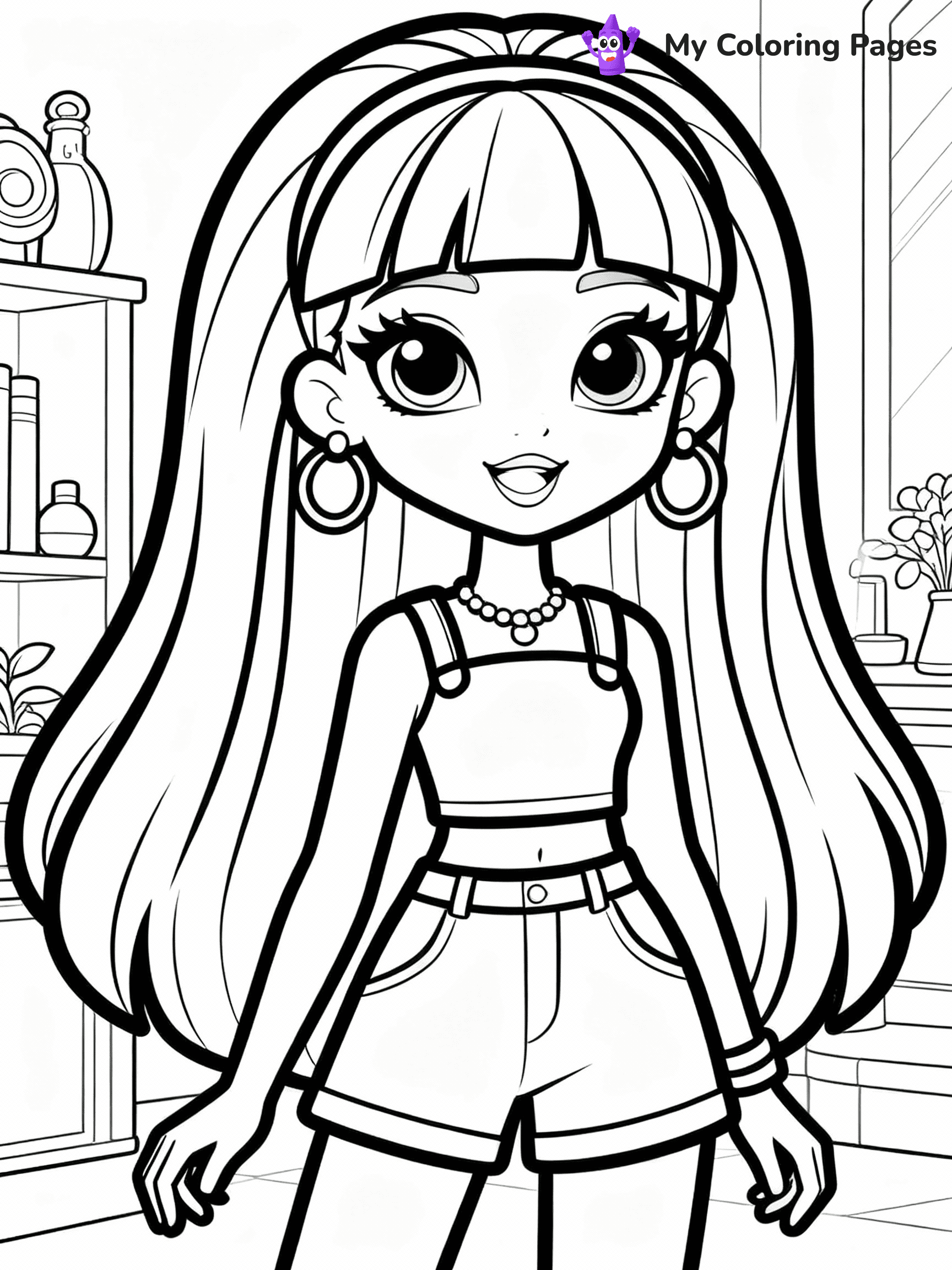 Rainbow High Coloring Pages - 2
