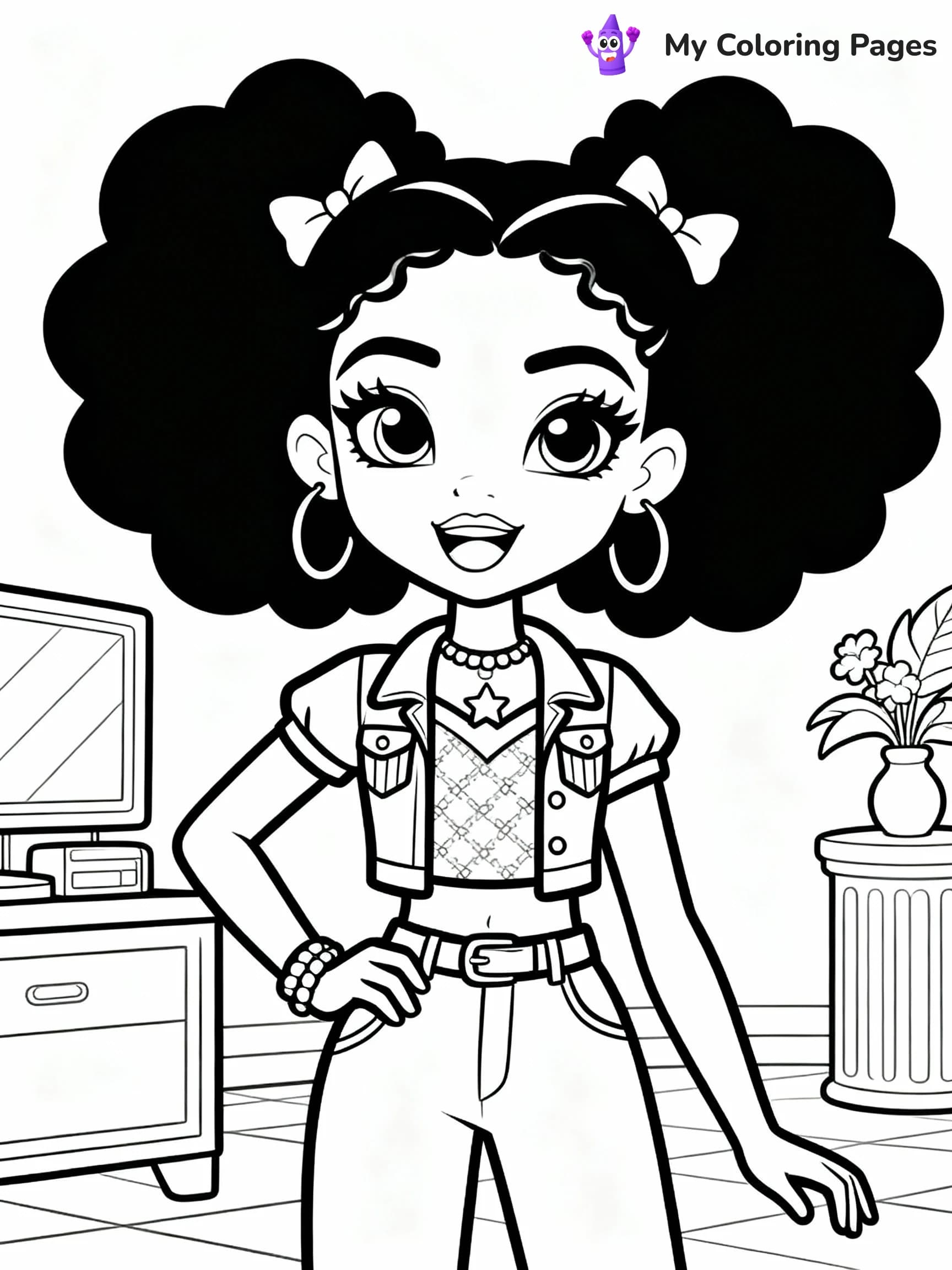 Rainbow High Coloring Pages - 1