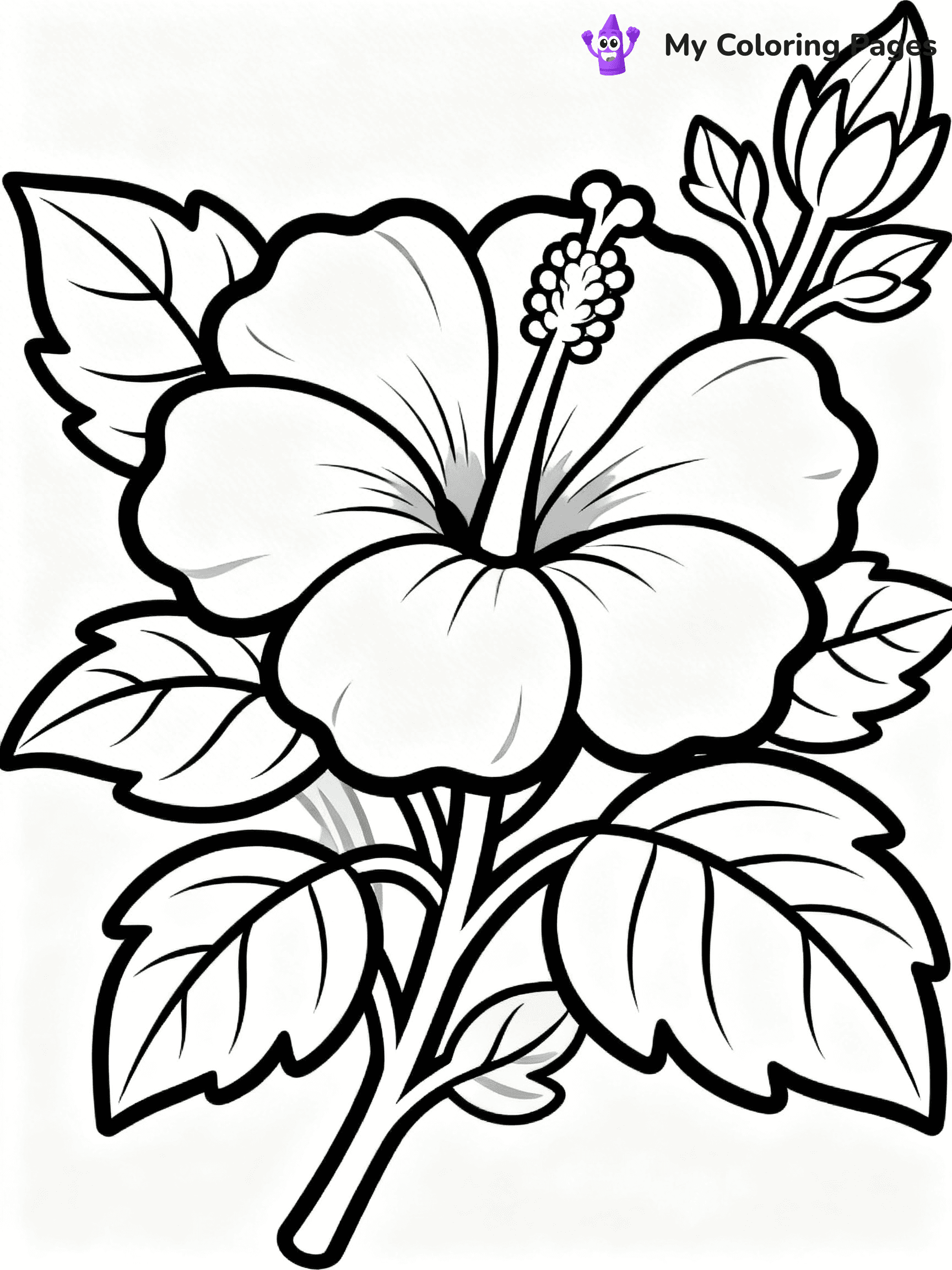Easy Hawaii Coloring Pages - 23