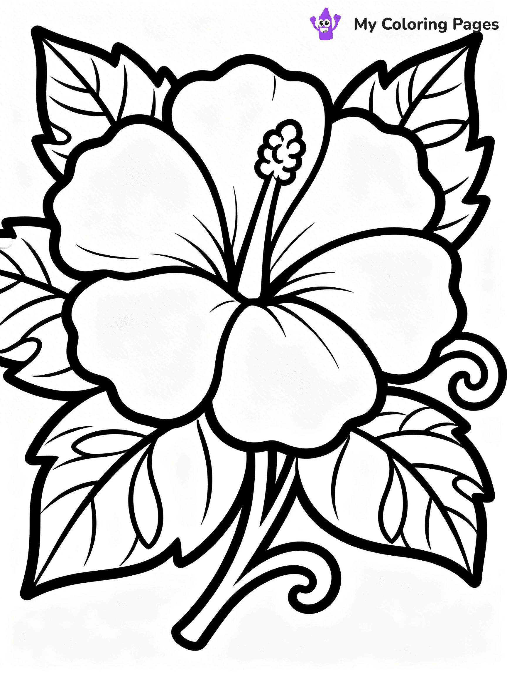 Easy Hawaii Coloring Pages - 22