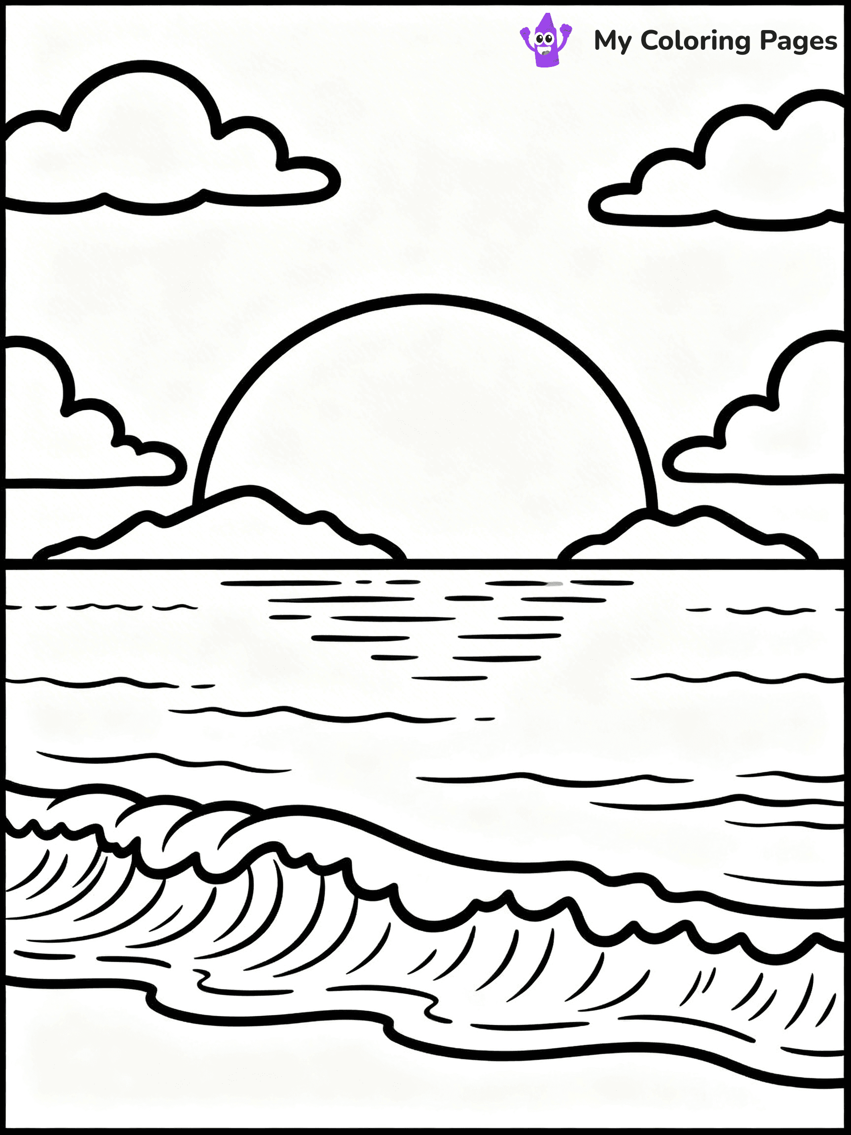Easy Hawaii Coloring Pages - 7